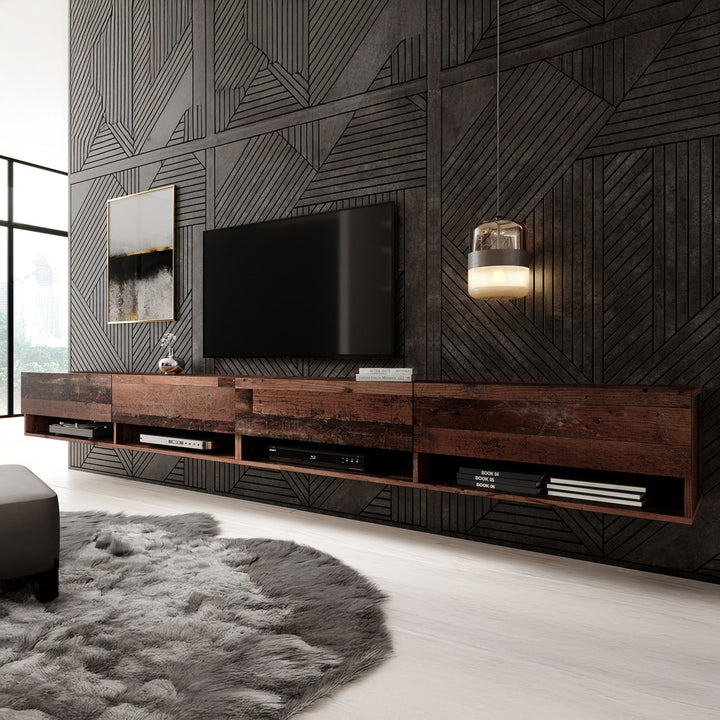 Asino - TV-Meubel  - Old wood  - 280 cm