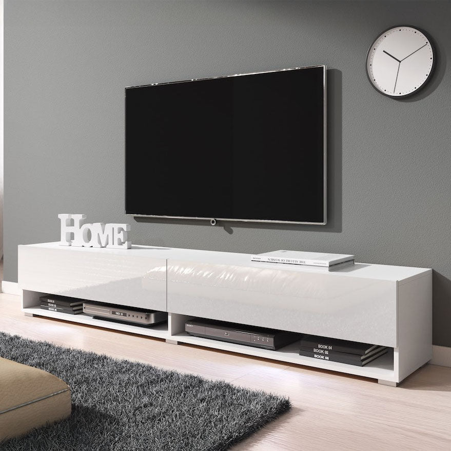Asino - TV-Meubel  - Wit  - 180 cm