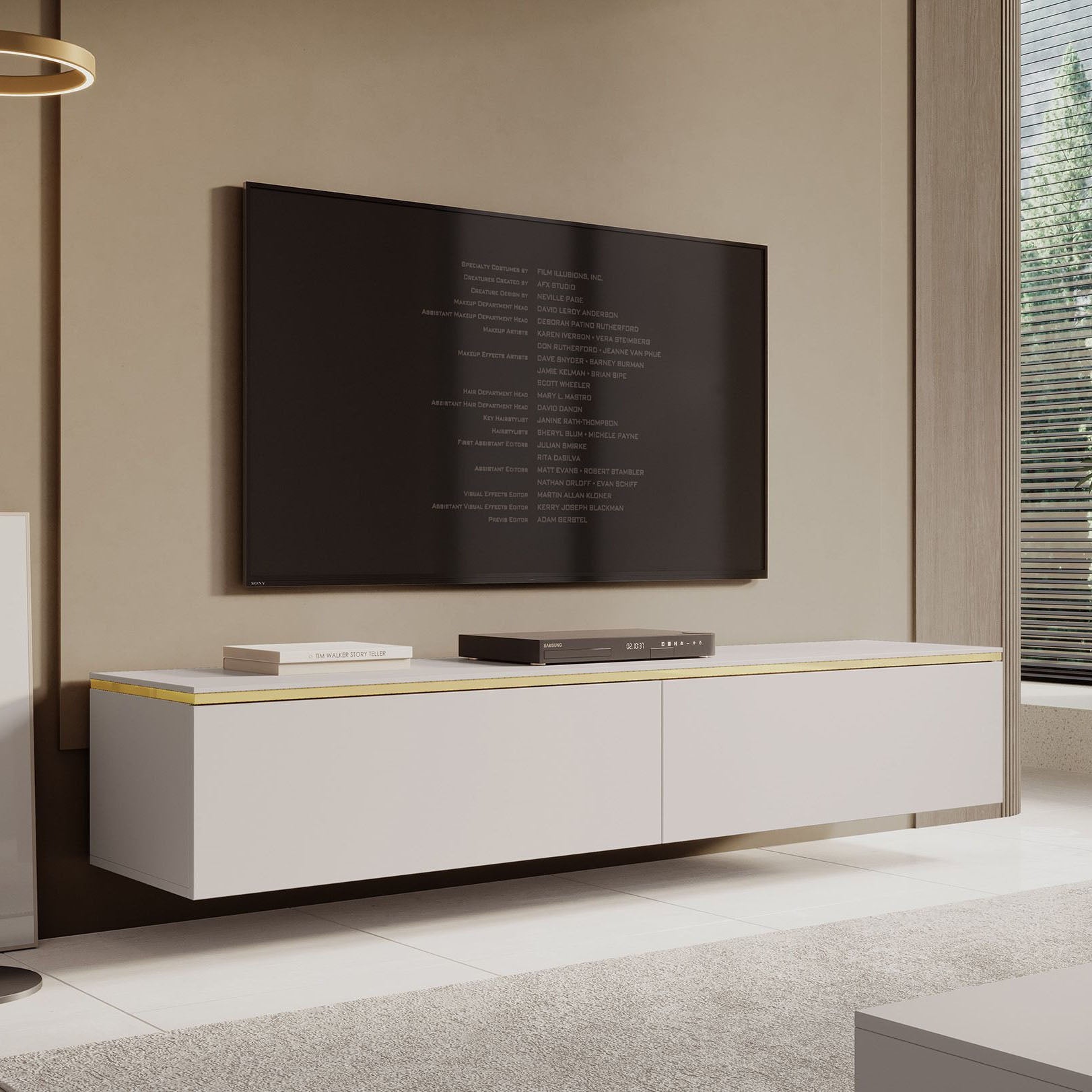 Assunta - TV-Meubel - Beige - 180 cm