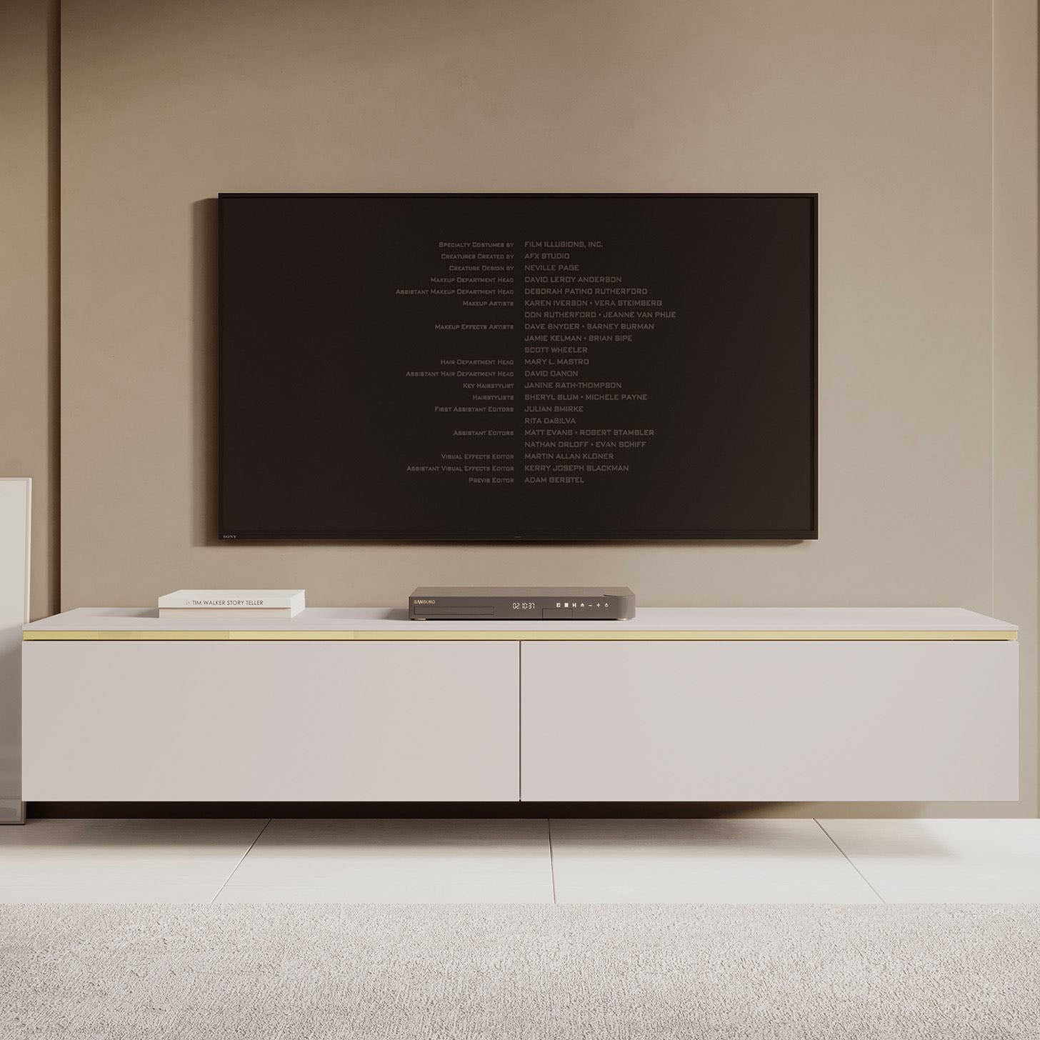 Assunta - TV-Meubel - Beige - 180 cm