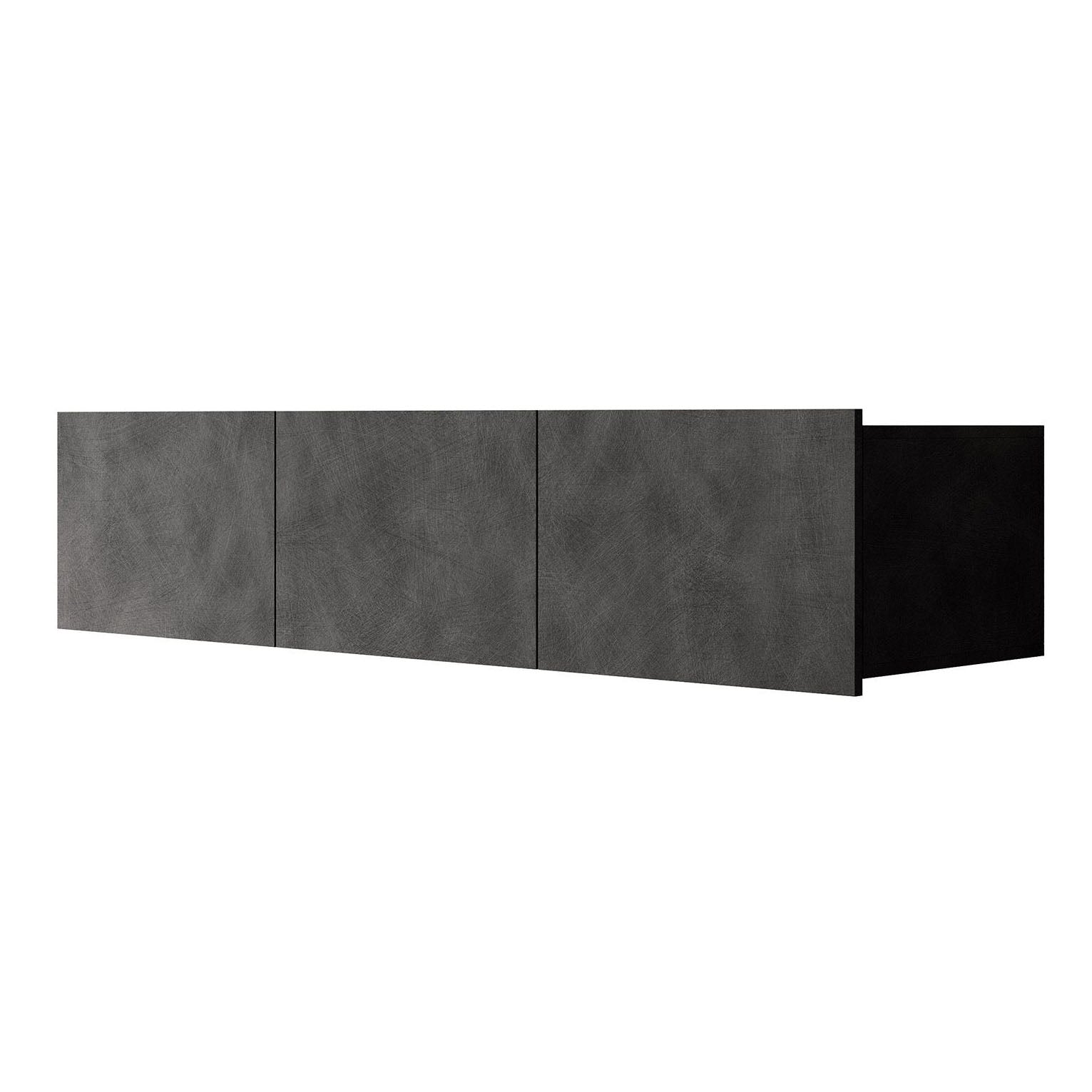 Calabas - TV-Meubel met 3 deuren - Grijs - 150 cm