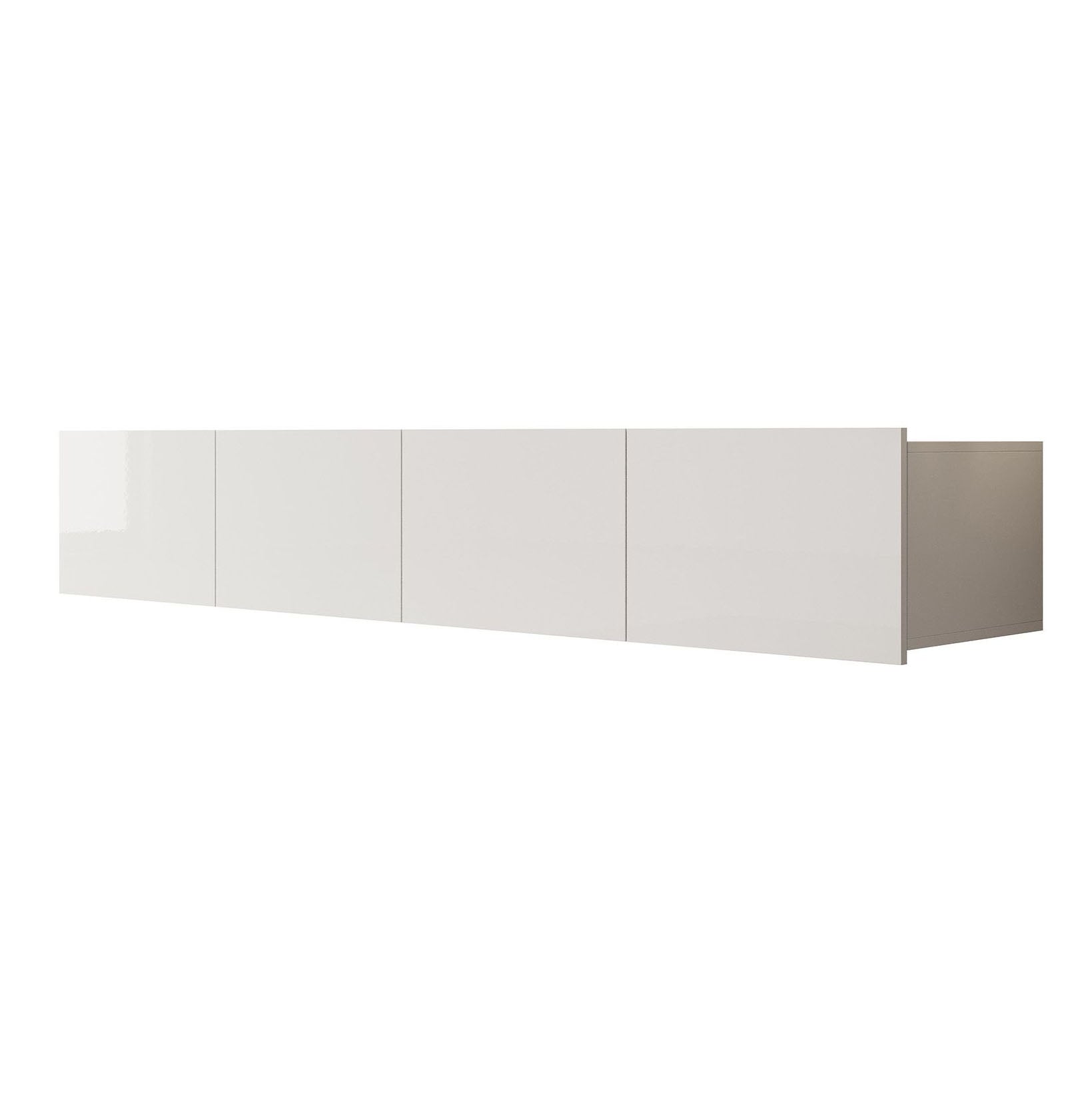 Calabas - TV-Meubel met 4 deuren - Wit - 200 cm