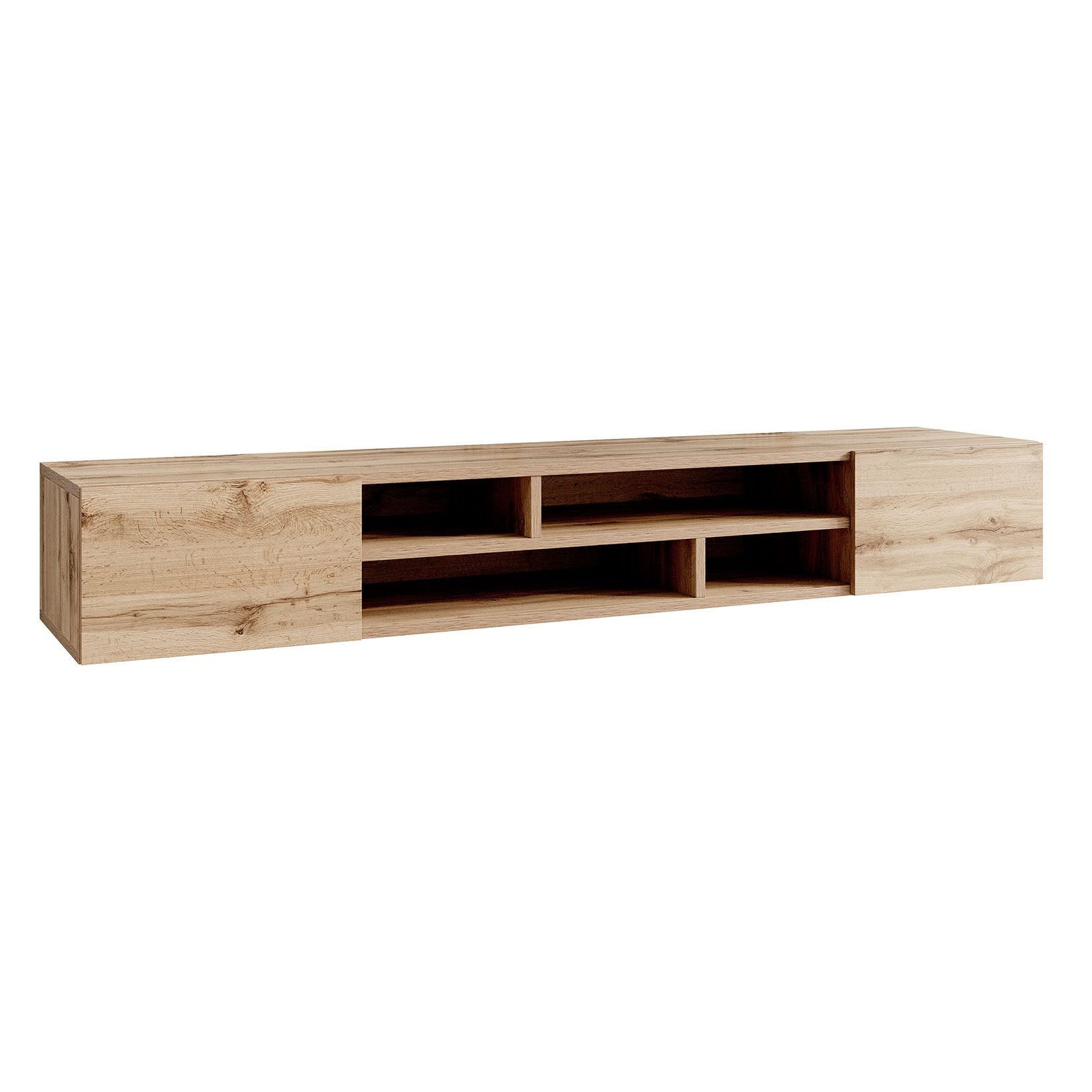 Charo - TV-Meubel - met 2 deuren - Eiken - 208 cm