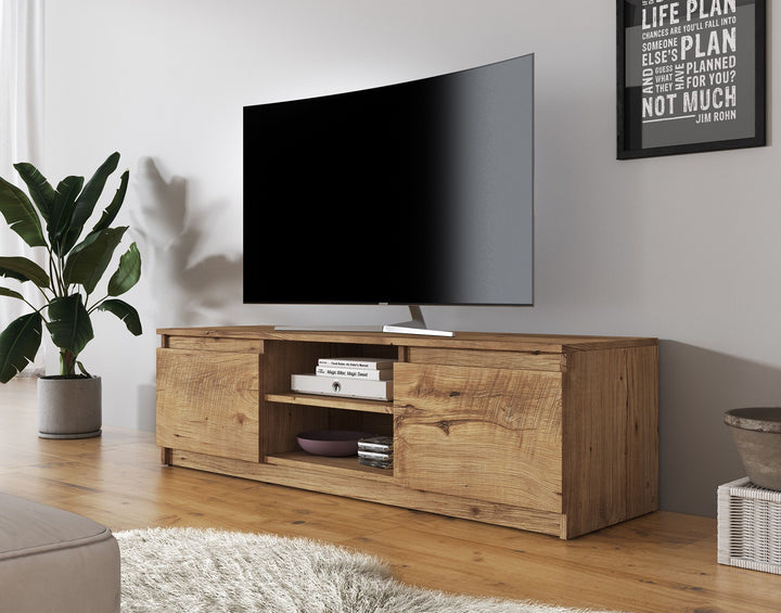 Diaz - TV-Meubel - Eiken - 120 cm
