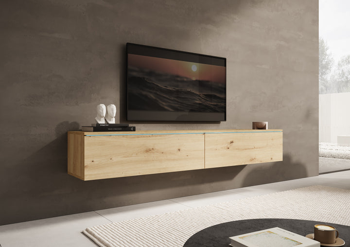 Dixon - TV-Meubel - Licht eiken  - 180 cm