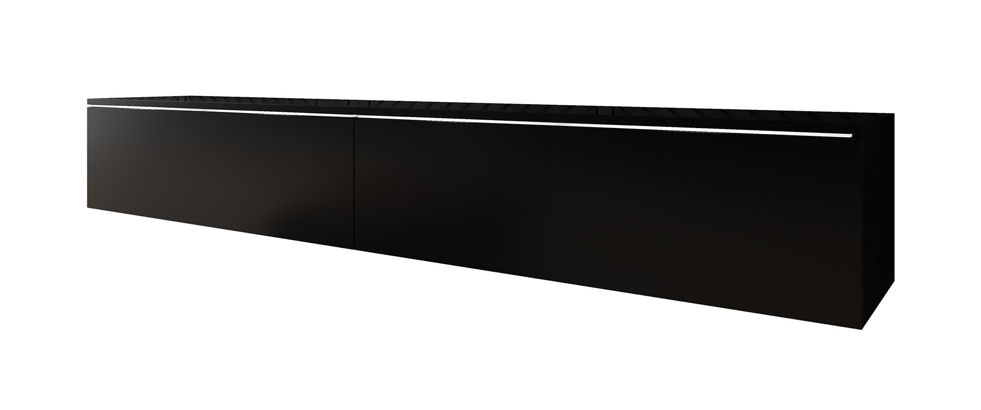 Dixon - TV-Meubel - Mat zwart - 180 cm
