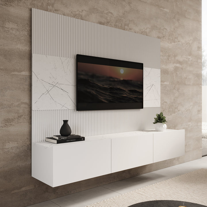 Dominic - TV-Meubel - Wit