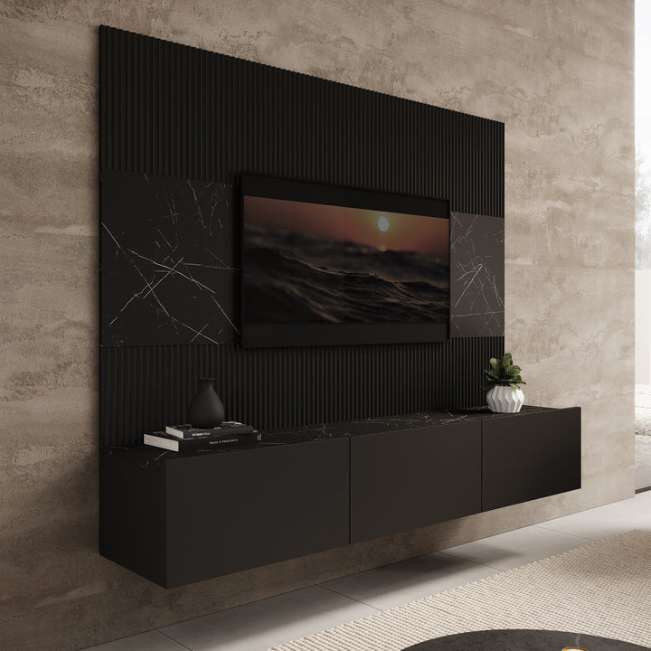 Dominic - TV-Meubel - Zwart