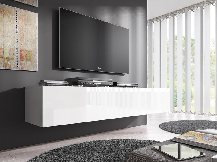 Flame - TV-Meubel - Wit - 160 cm