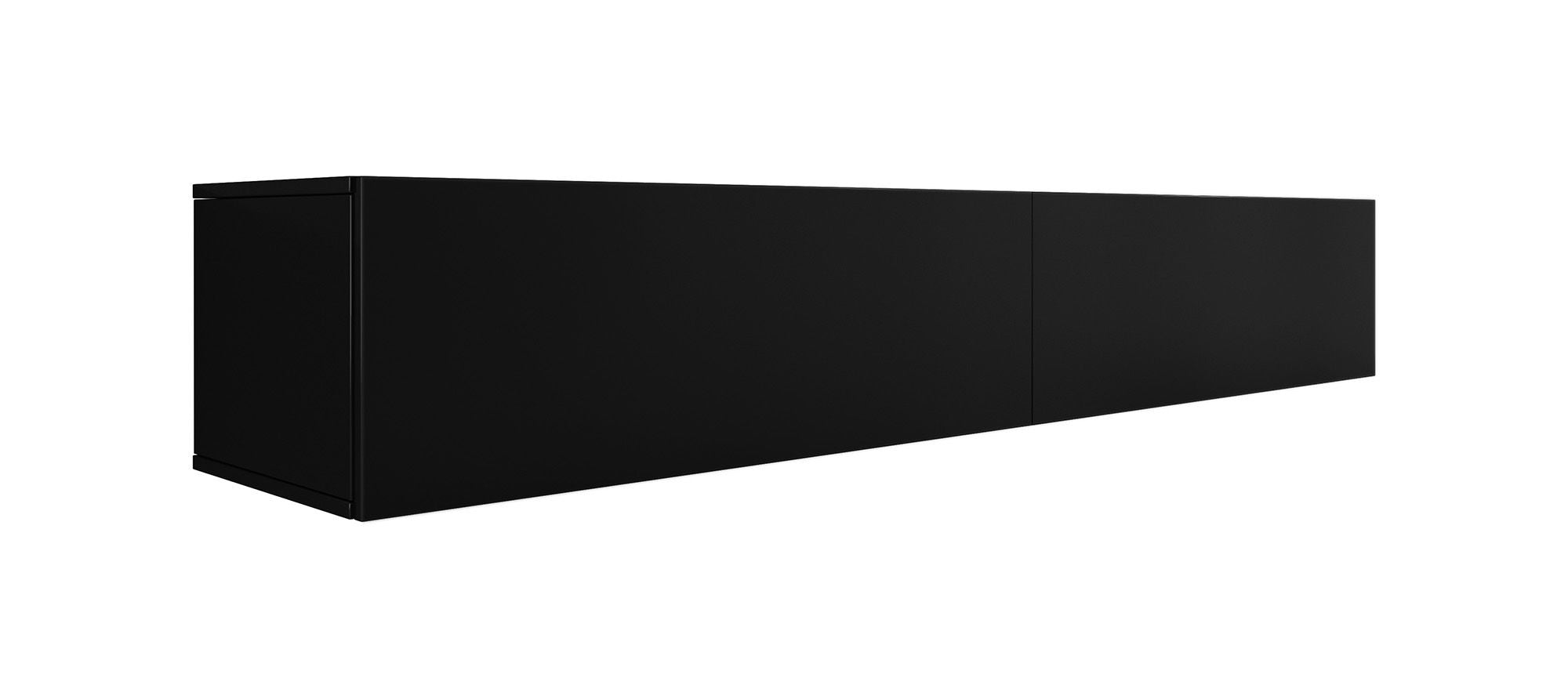 Flame XL - TV-Meubel - Mat zwart  - 180 cm