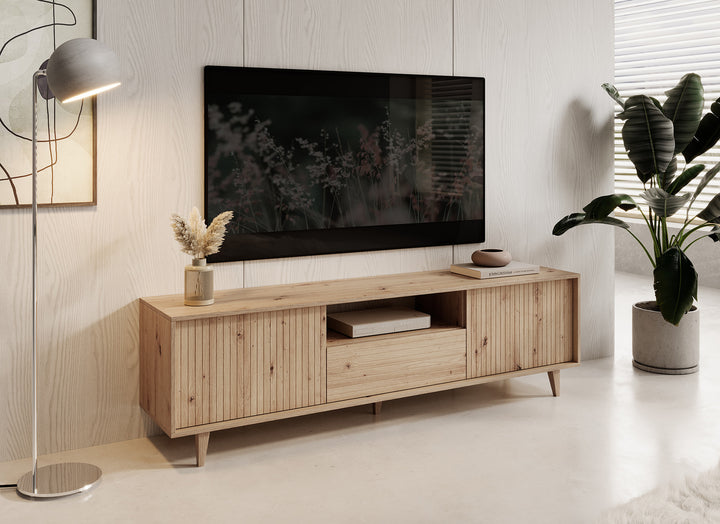 Fuzeta - TV-Meubel - Eiken - 180 cm