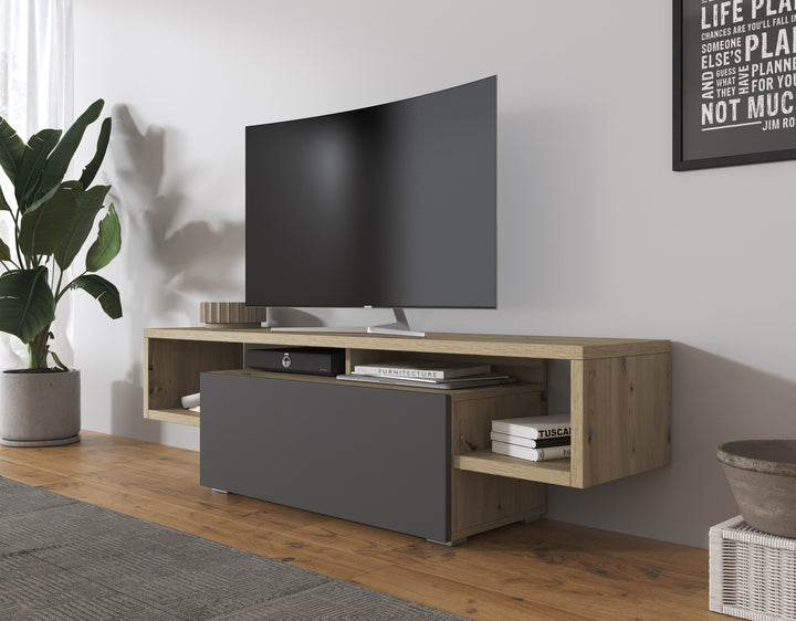 Hertha - TV-Meubel - Eiken  - 138 cm