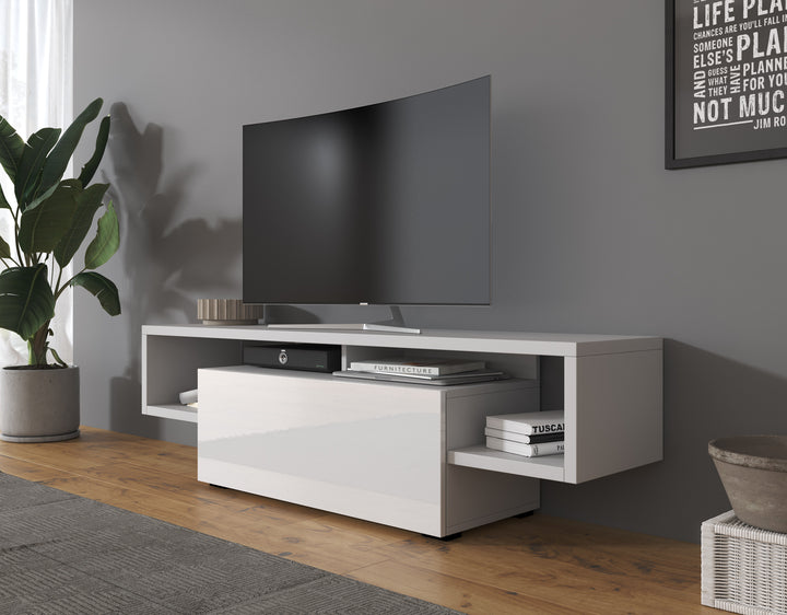 Hertha - TV-Meubel - Wit  - 138 cm
