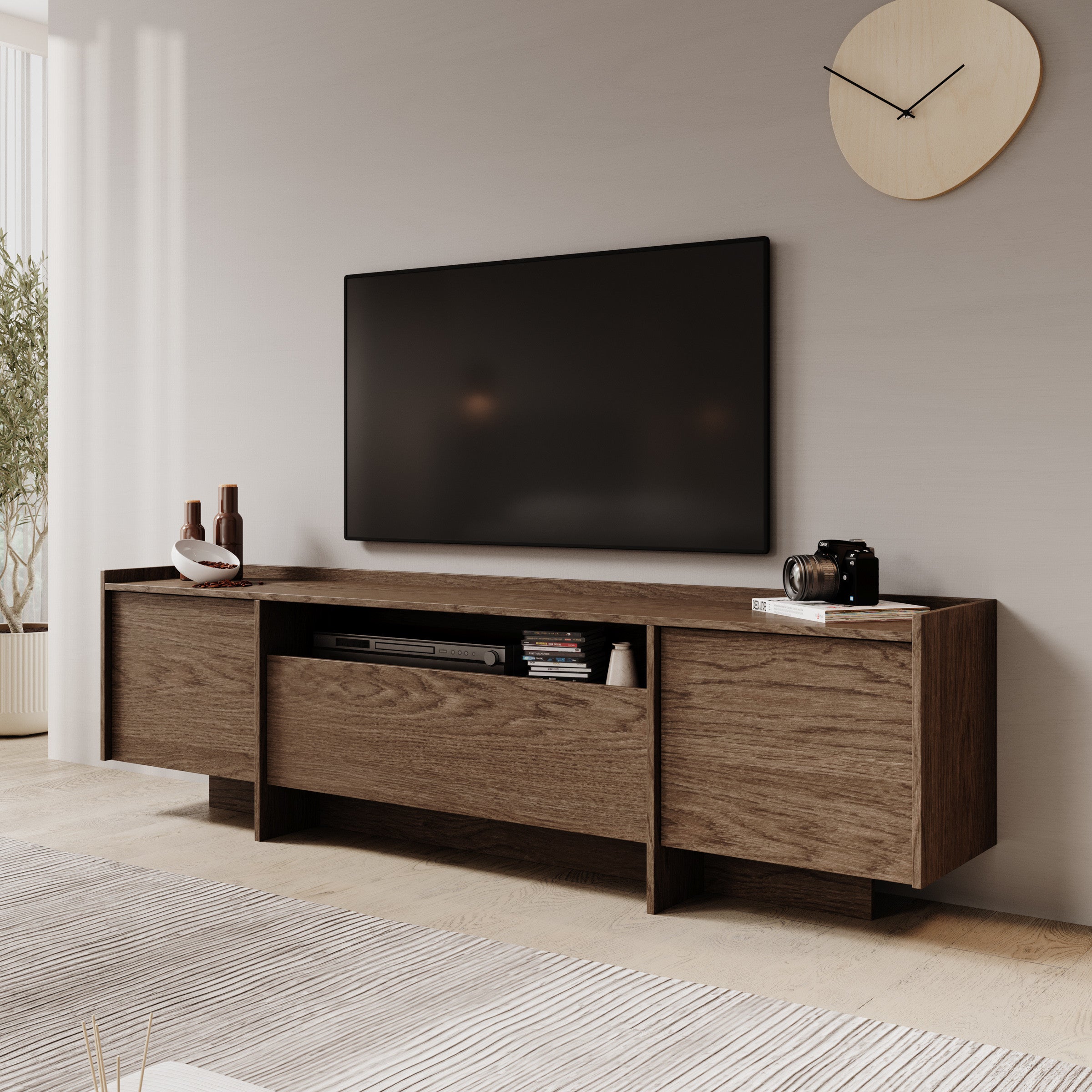 Jaxon - TV-Meubel - Donker eiken