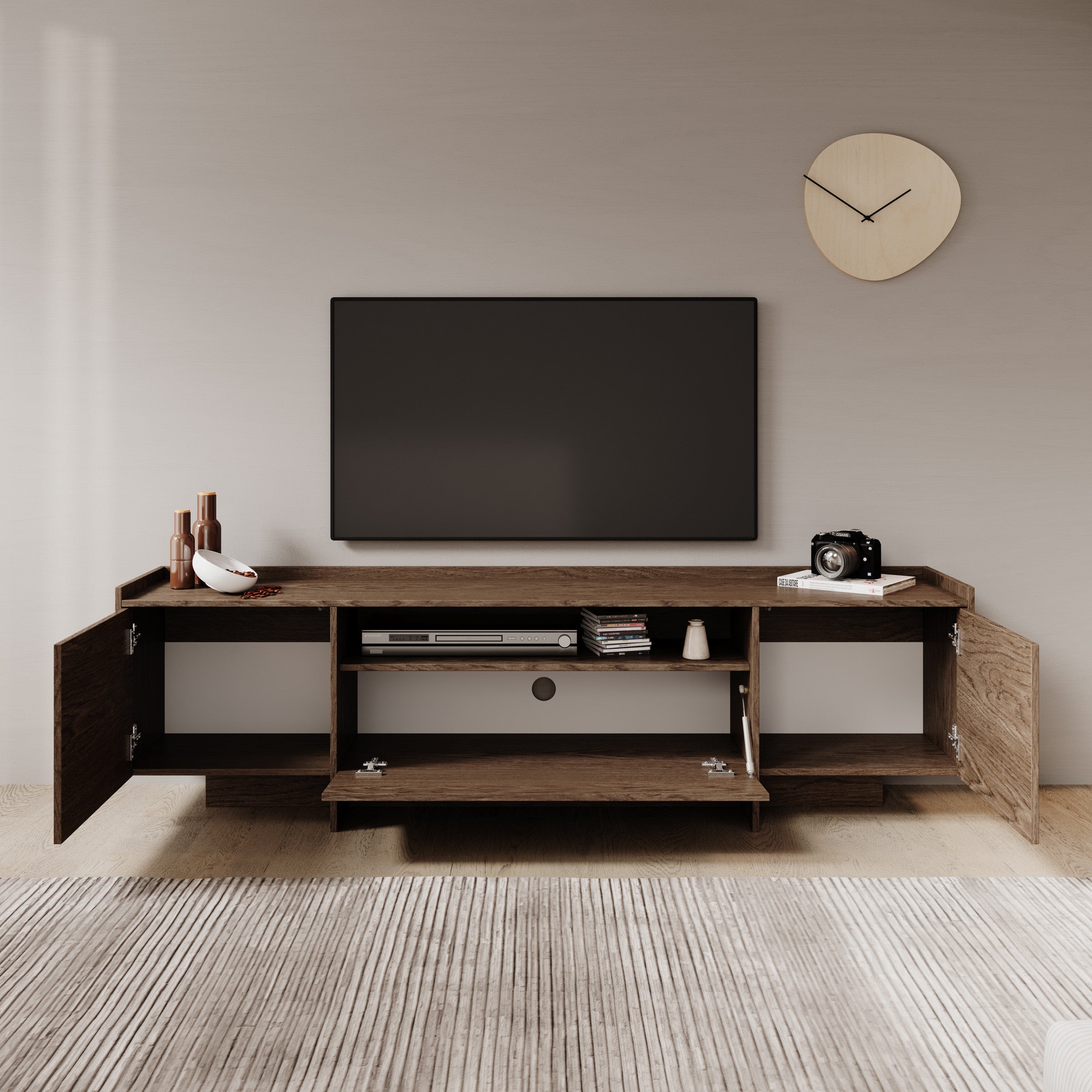 Jaxon - TV-Meubel - Donker eiken