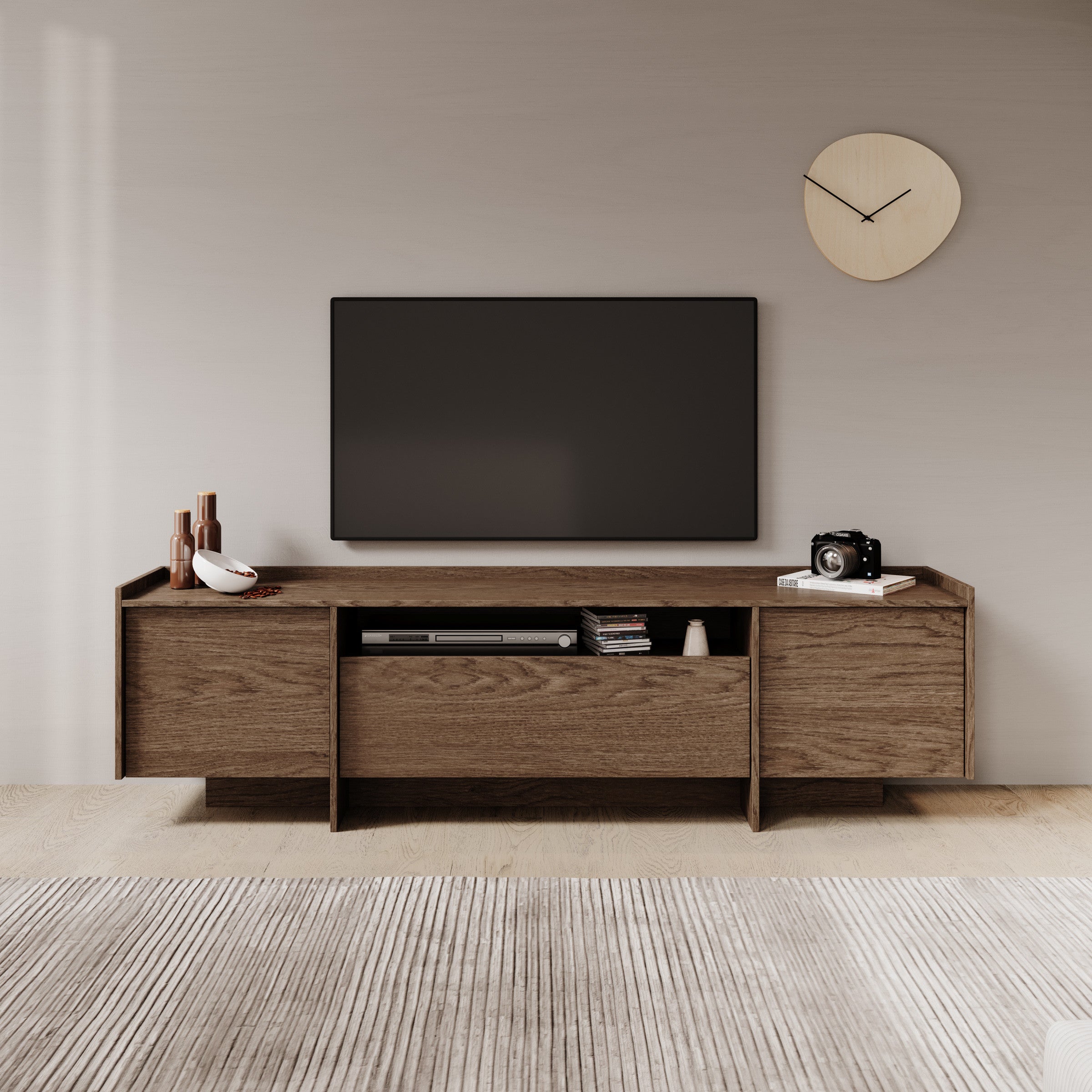 Jaxon - TV-Meubel - Donker eiken