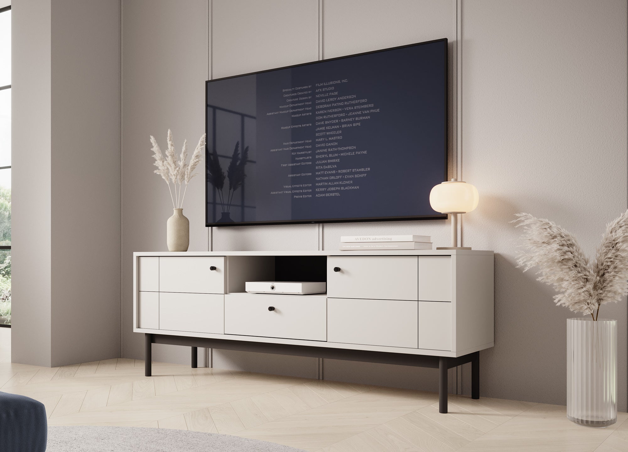 Jules - TV-Meubel - Beige  - 154 cm