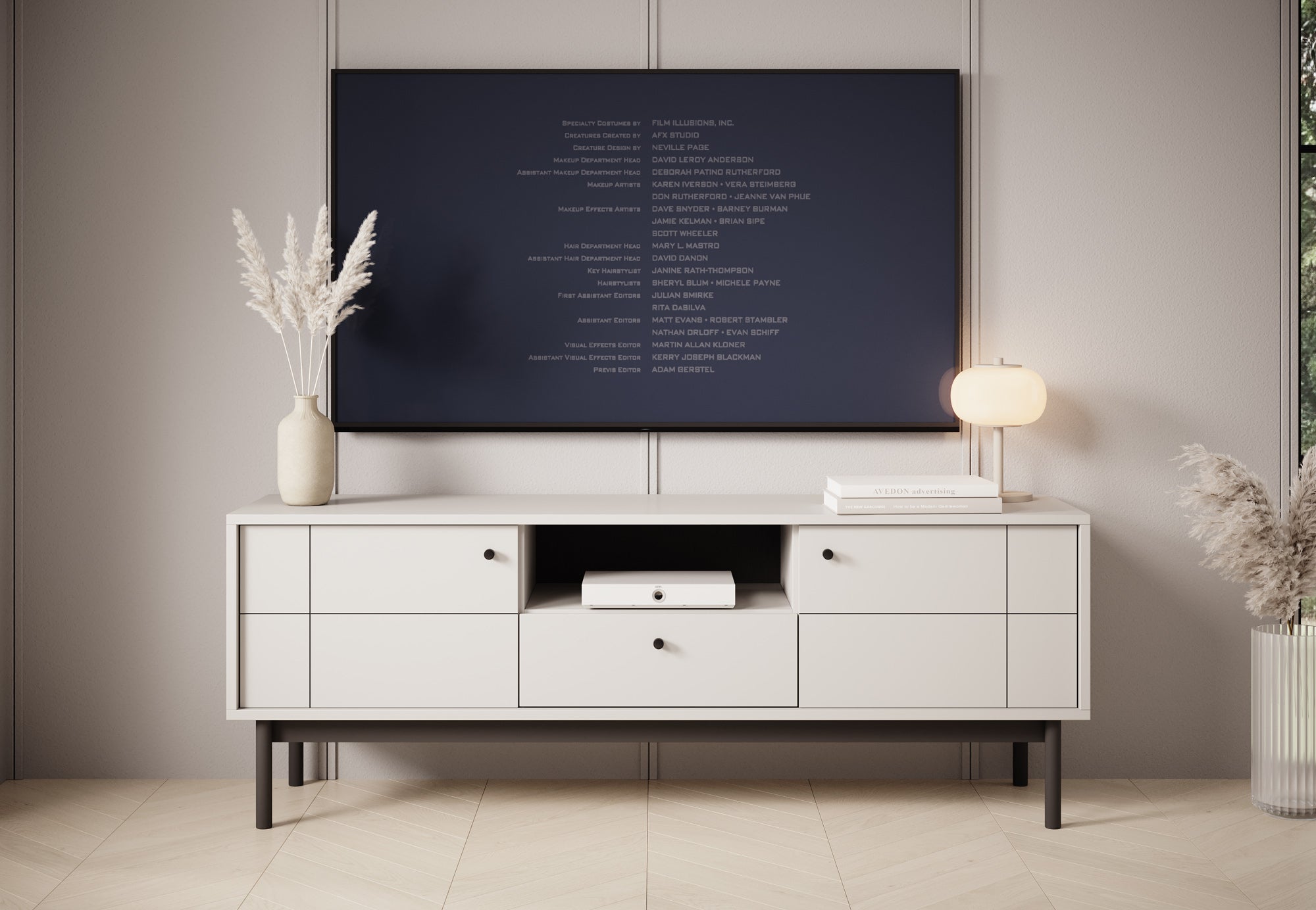 Jules - TV-Meubel - Beige  - 154 cm