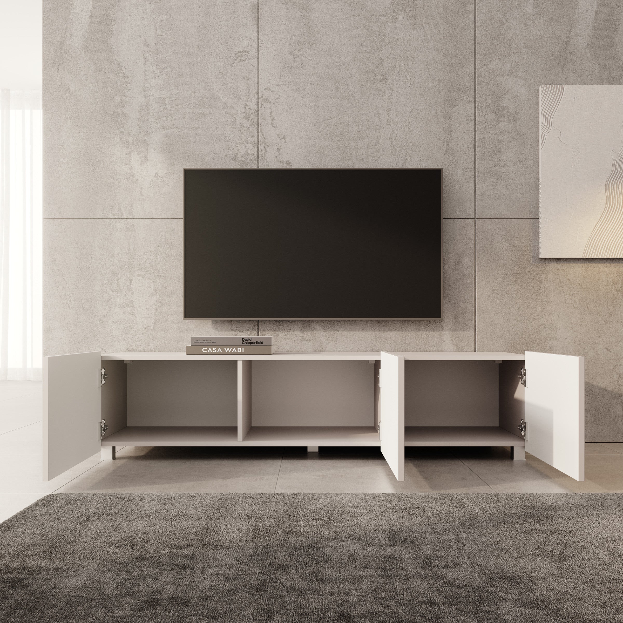 Kenderes - TV-Meubel - Beige