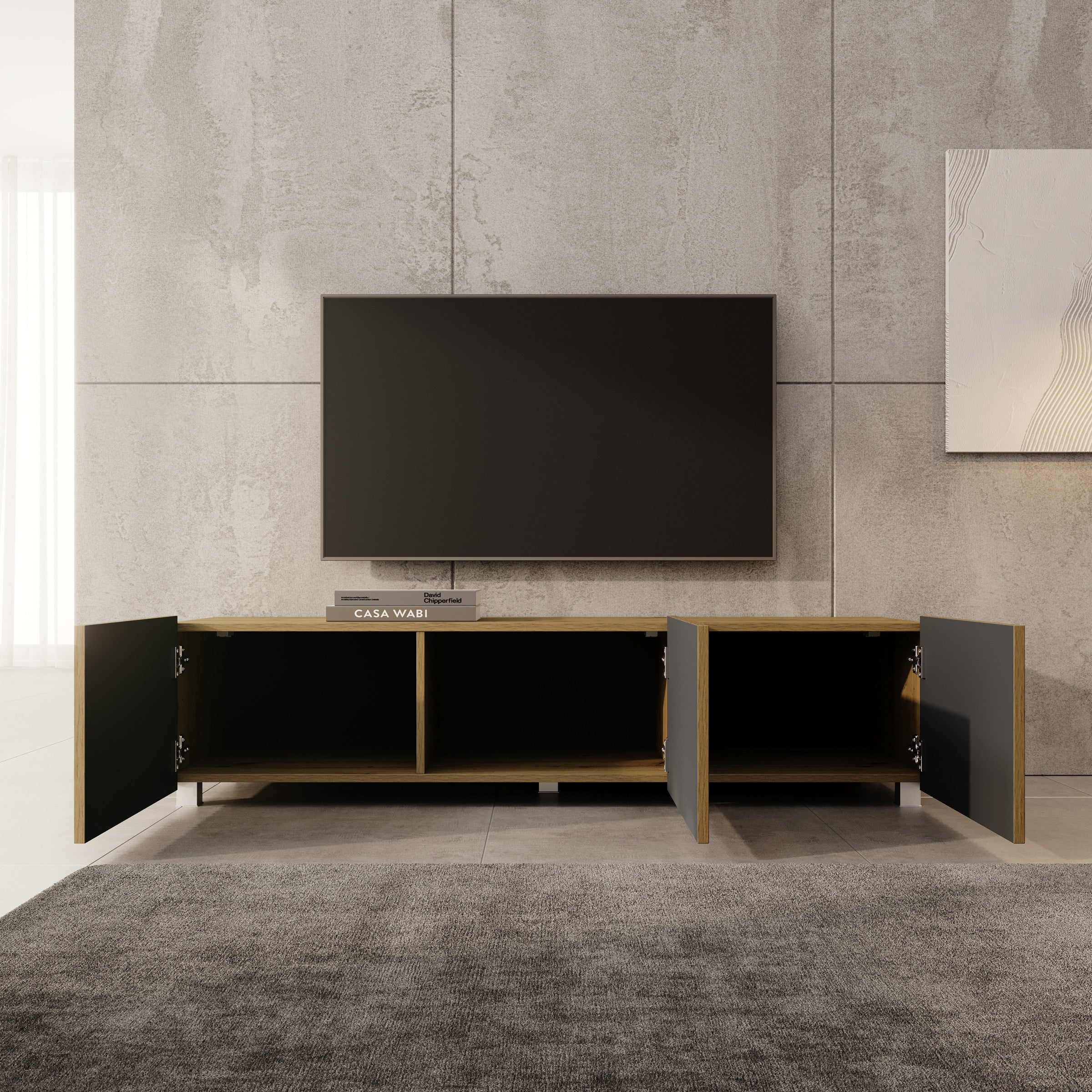 Kenderes - TV-Meubel - Eiken