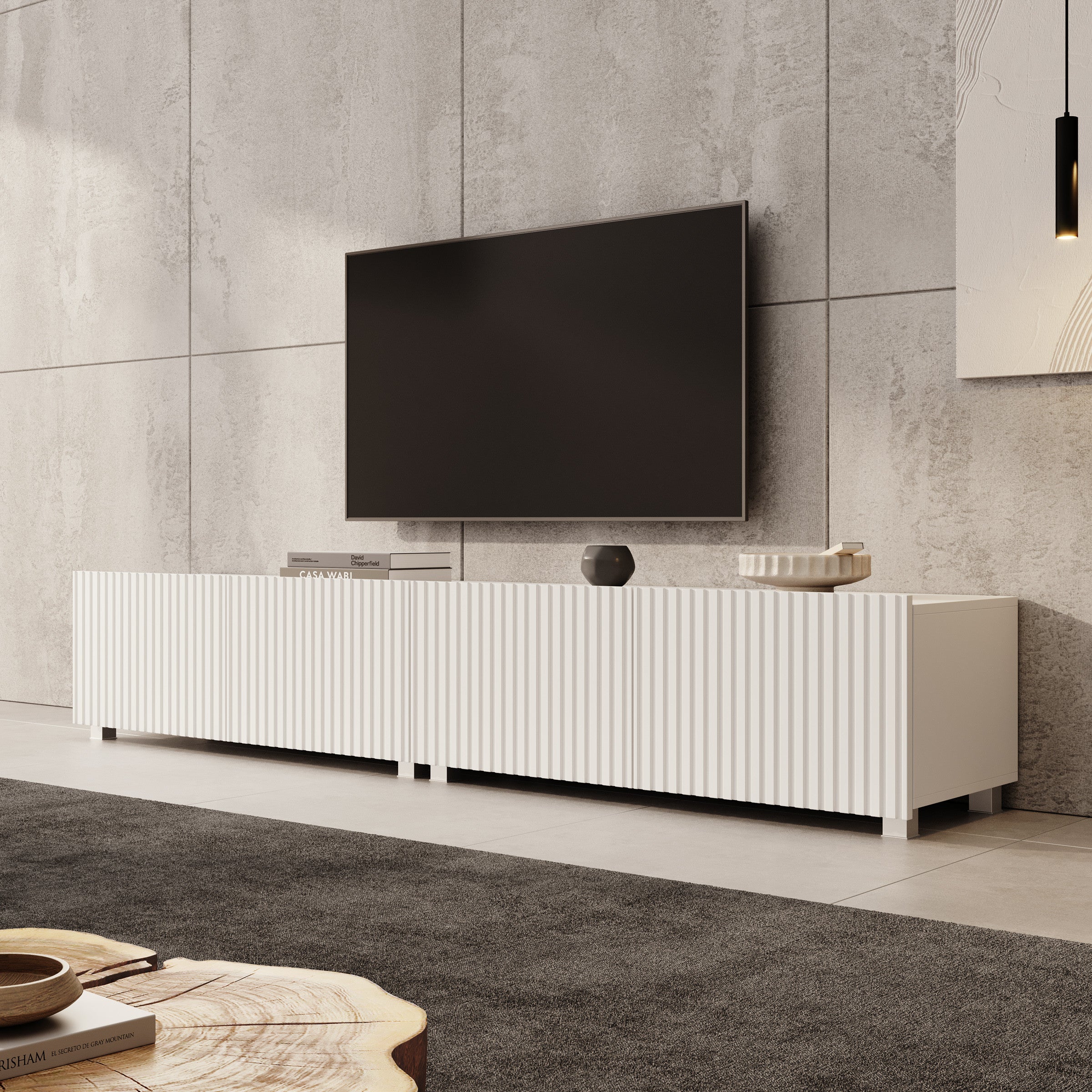 Kenderes - TV-Meubel - Wit