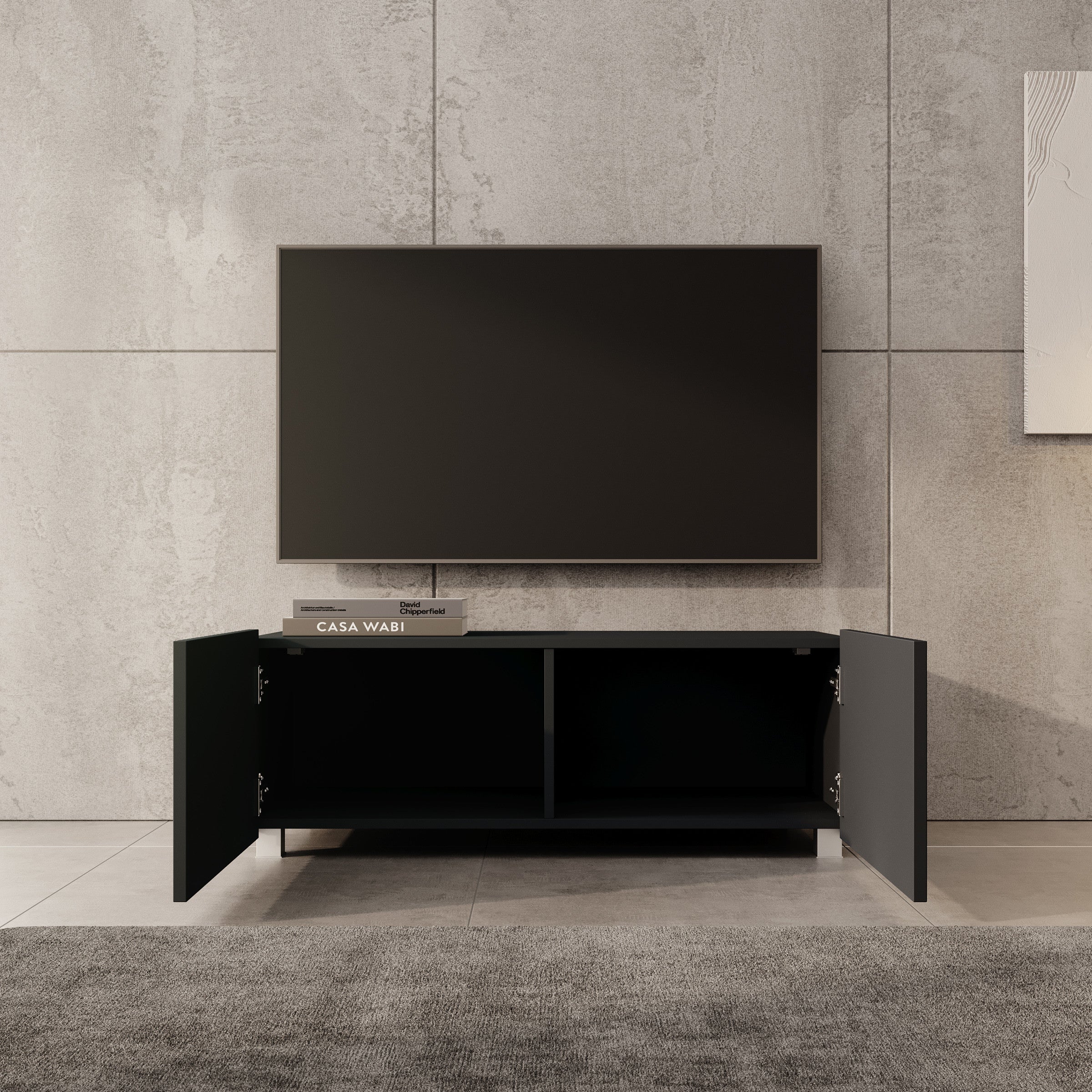 Kenderes - TV-Meubel - Zwart