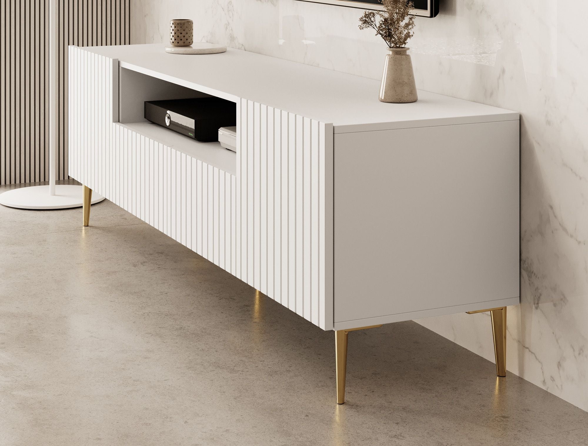King - TV-Meubel - Wit - 180 cm