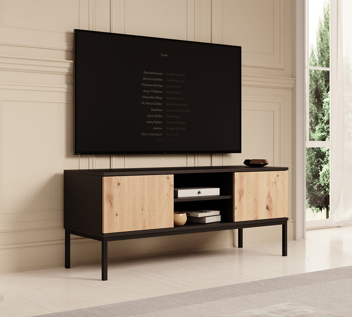 Lagos - TV-Meubel met 2 deuren - Eiken - 120 cm