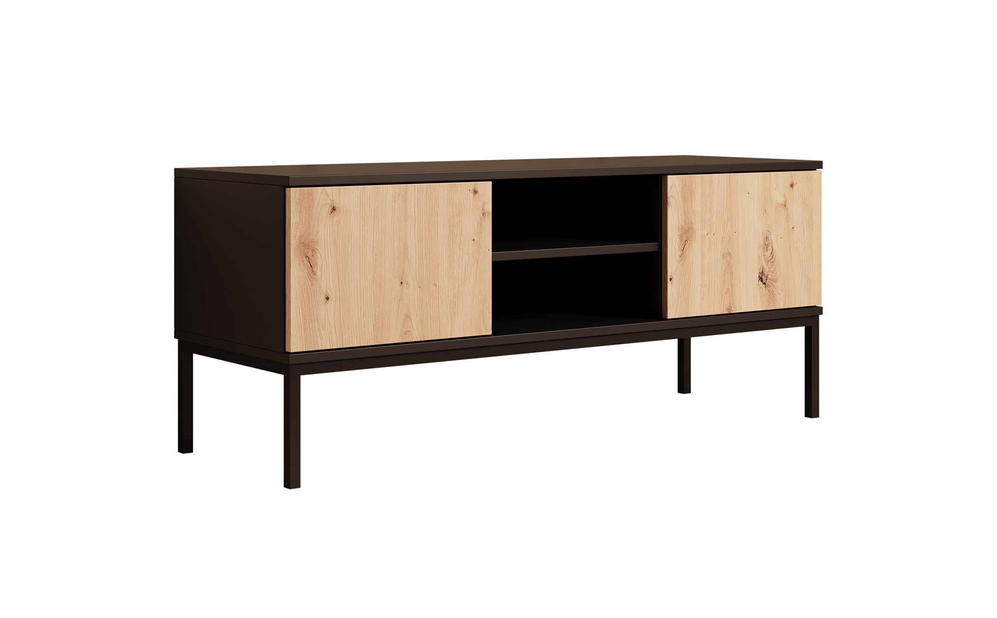 Lagos - TV-Meubel met 2 deuren - Eiken - 120 cm