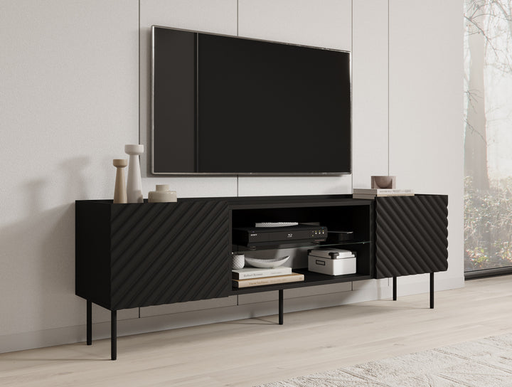 Laguna - TV-Meubel - Zwart - 180 cm