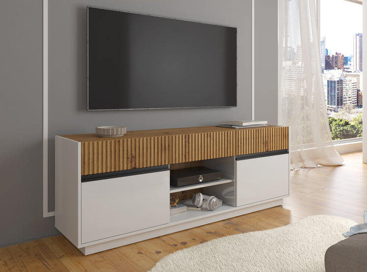 TV-Meubel Madeline - Wit - 166 cm