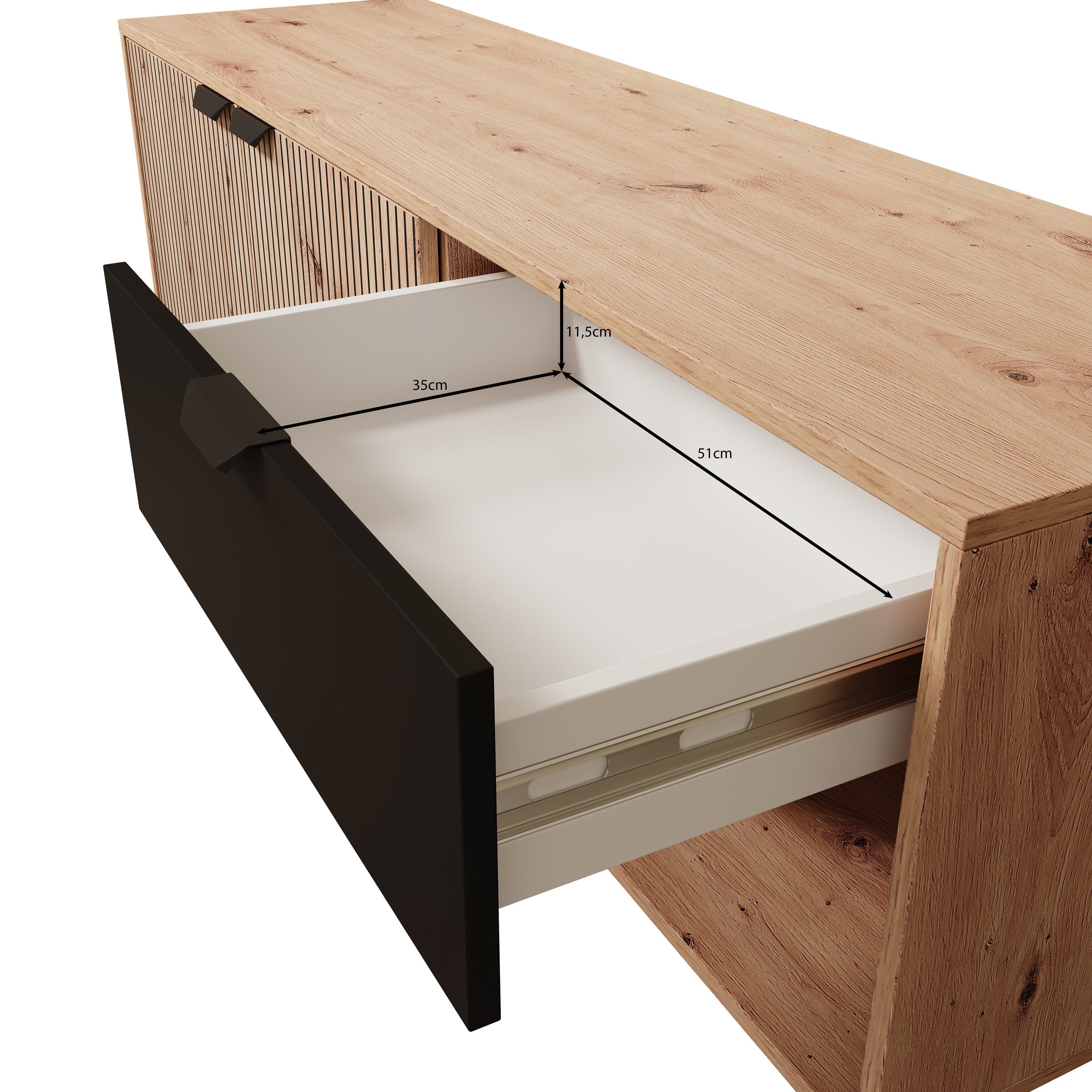 Malaika - TV-Meubel - Eiken - 150 cm
