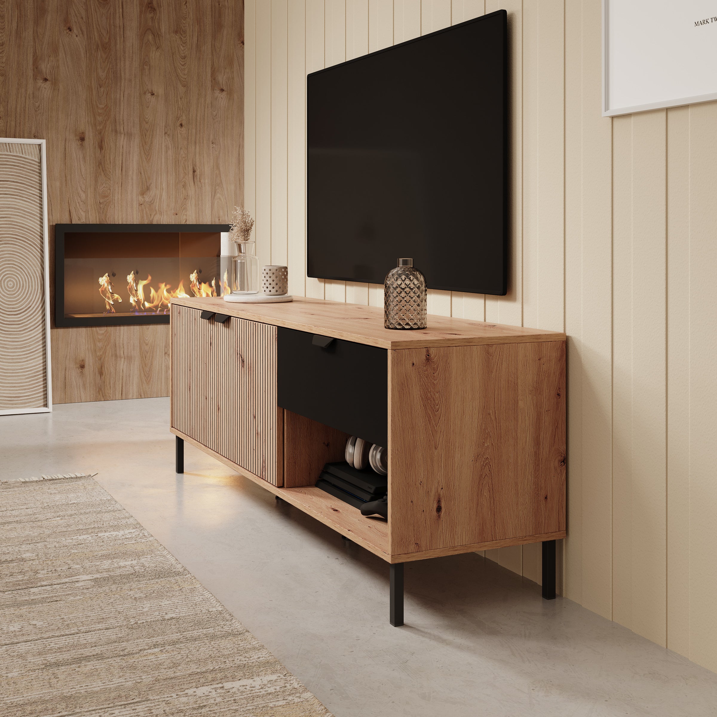 Malaika - TV-Meubel - Eiken - 150 cm