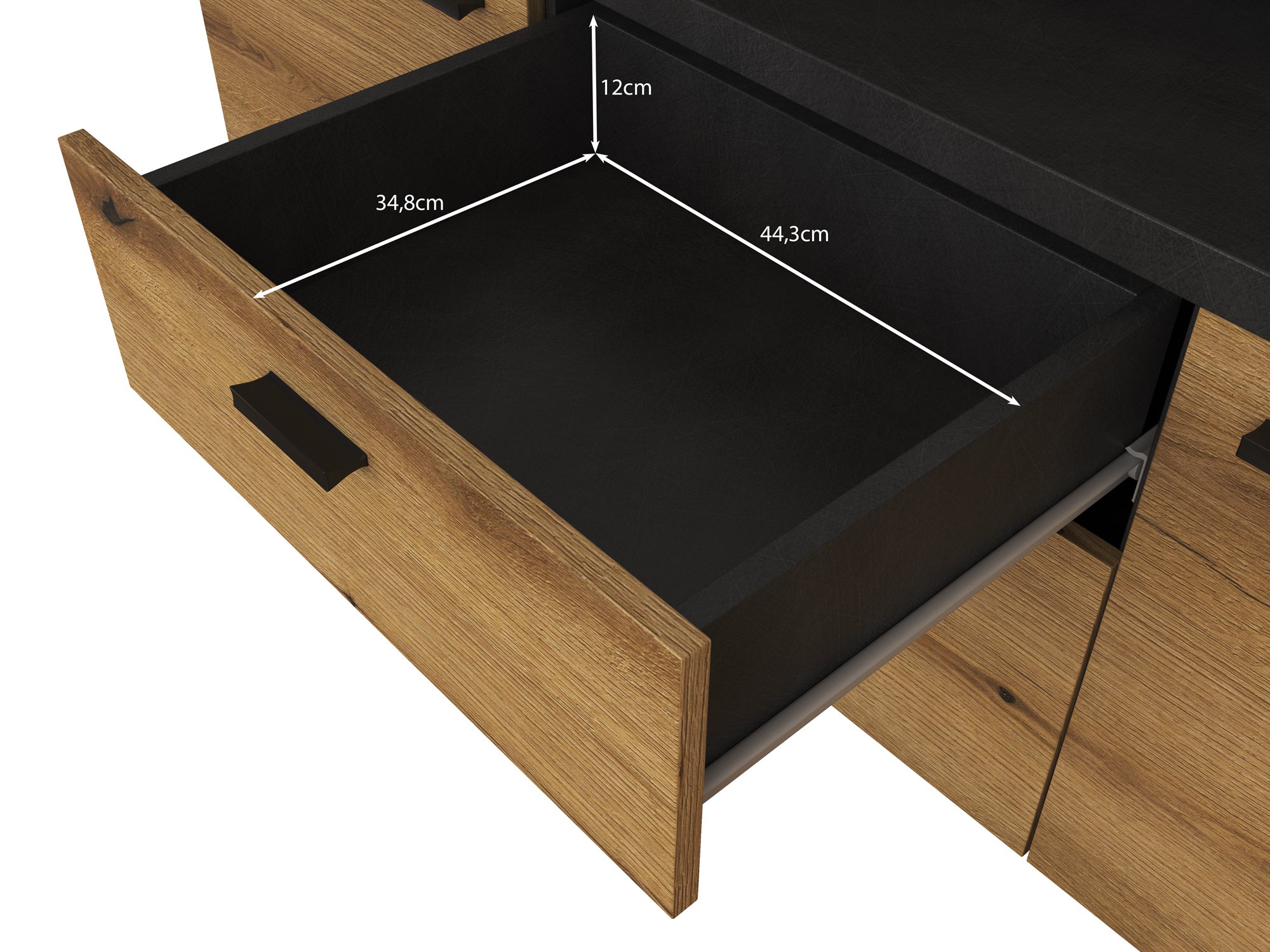 Molly - TV-Meubel - Eiken - 150 cm