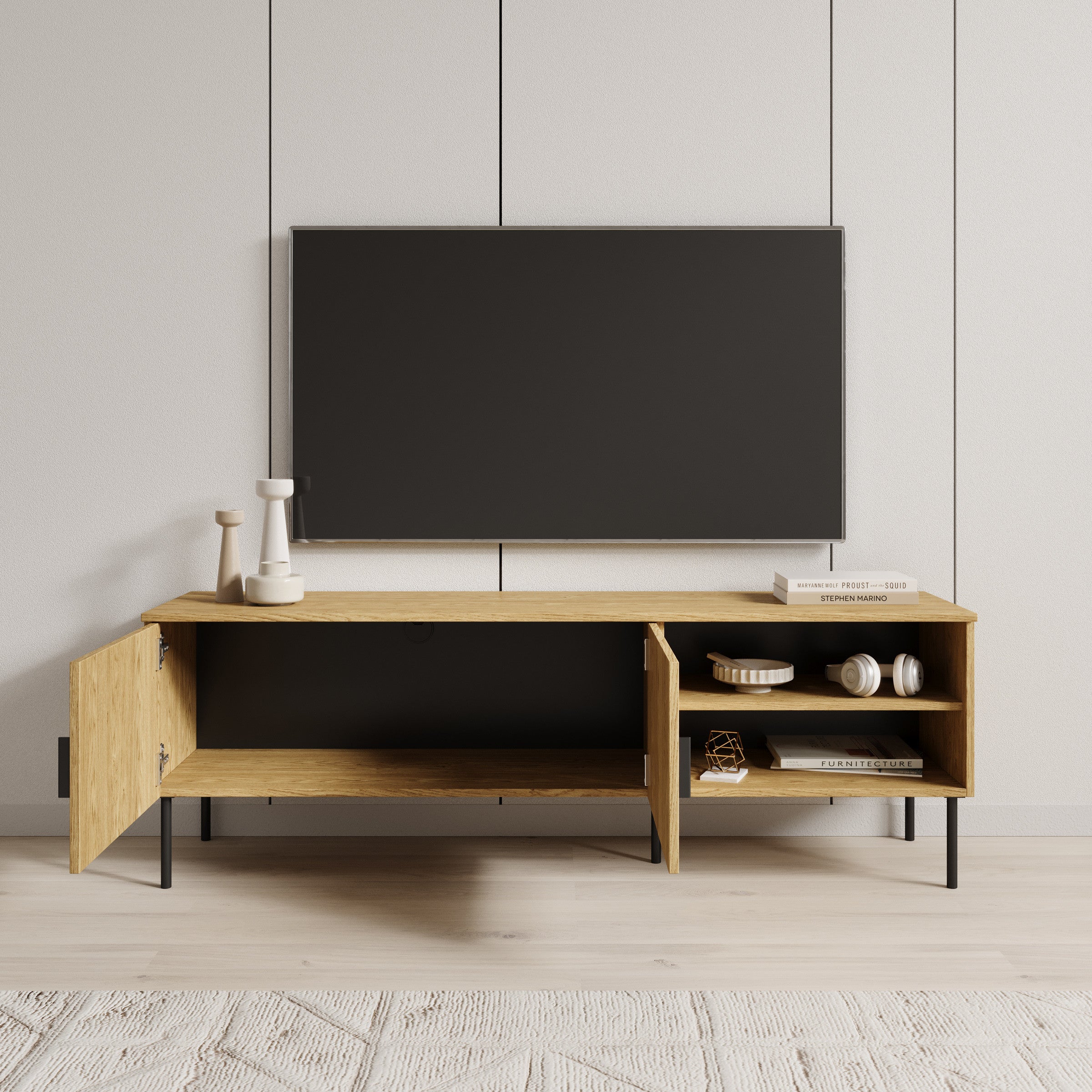Monor - TV-Meubel - Eiken