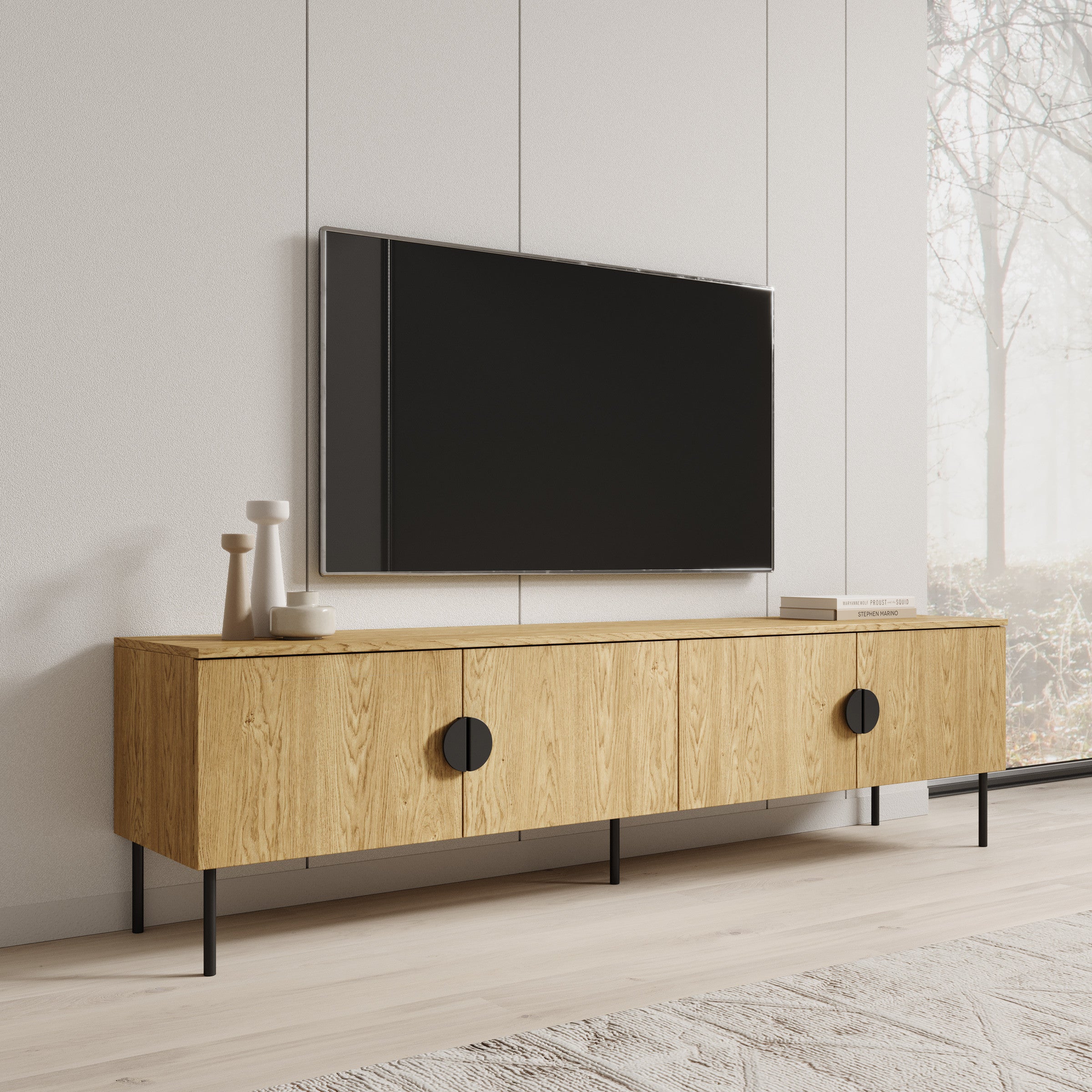 Monor - TV-Meubel - Eiken