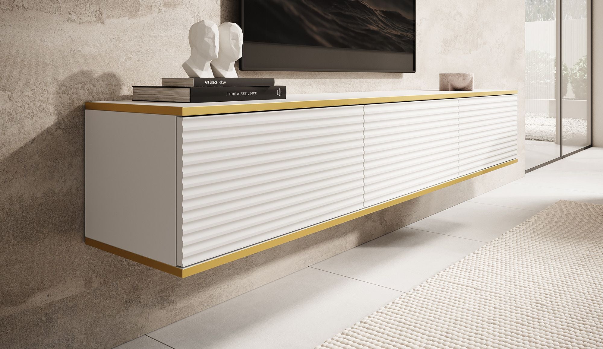 Orleans - TV-Meubel - Wit  - 175 cm