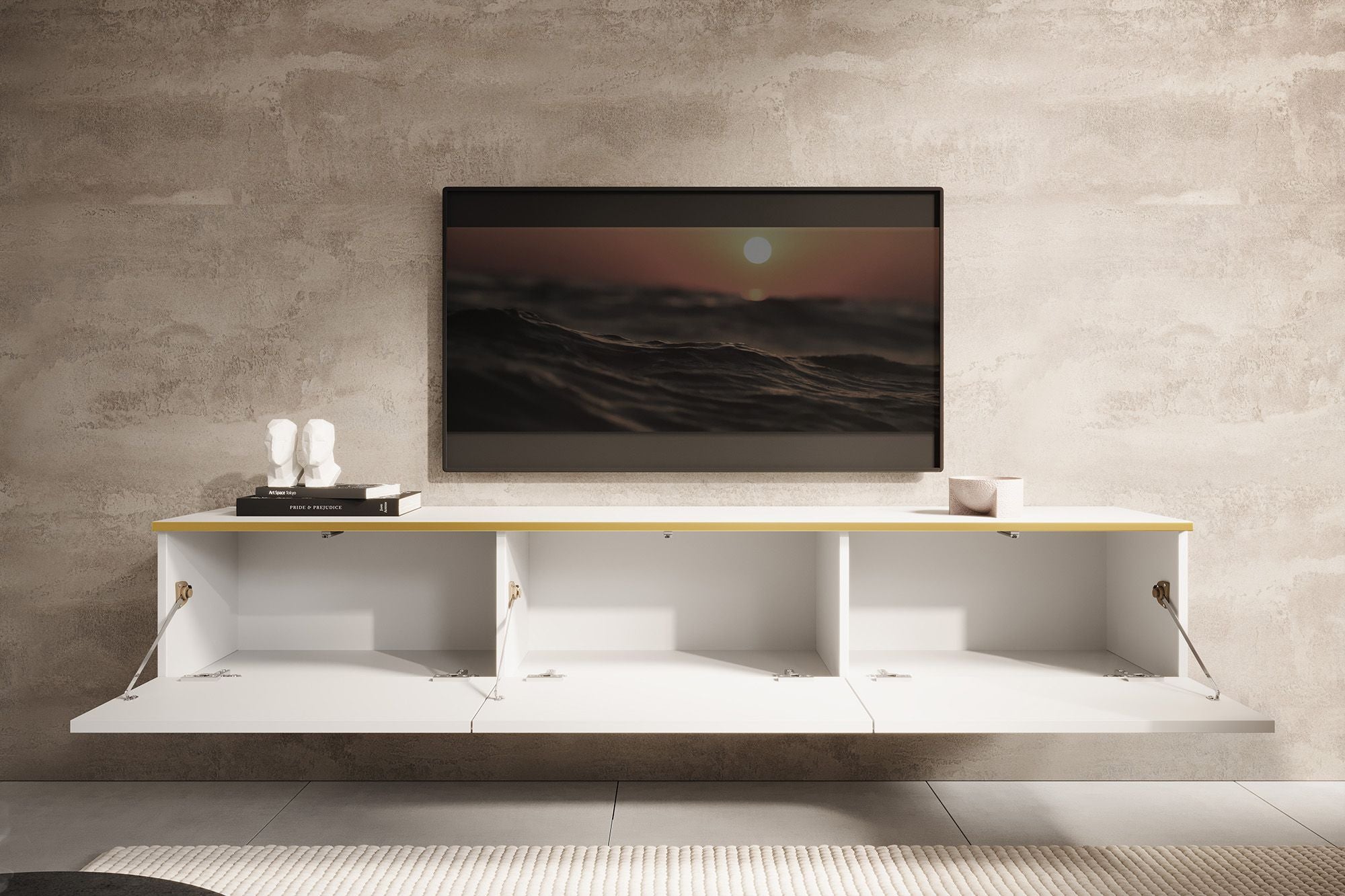 Orleans - TV-Meubel - Wit  - 175 cm