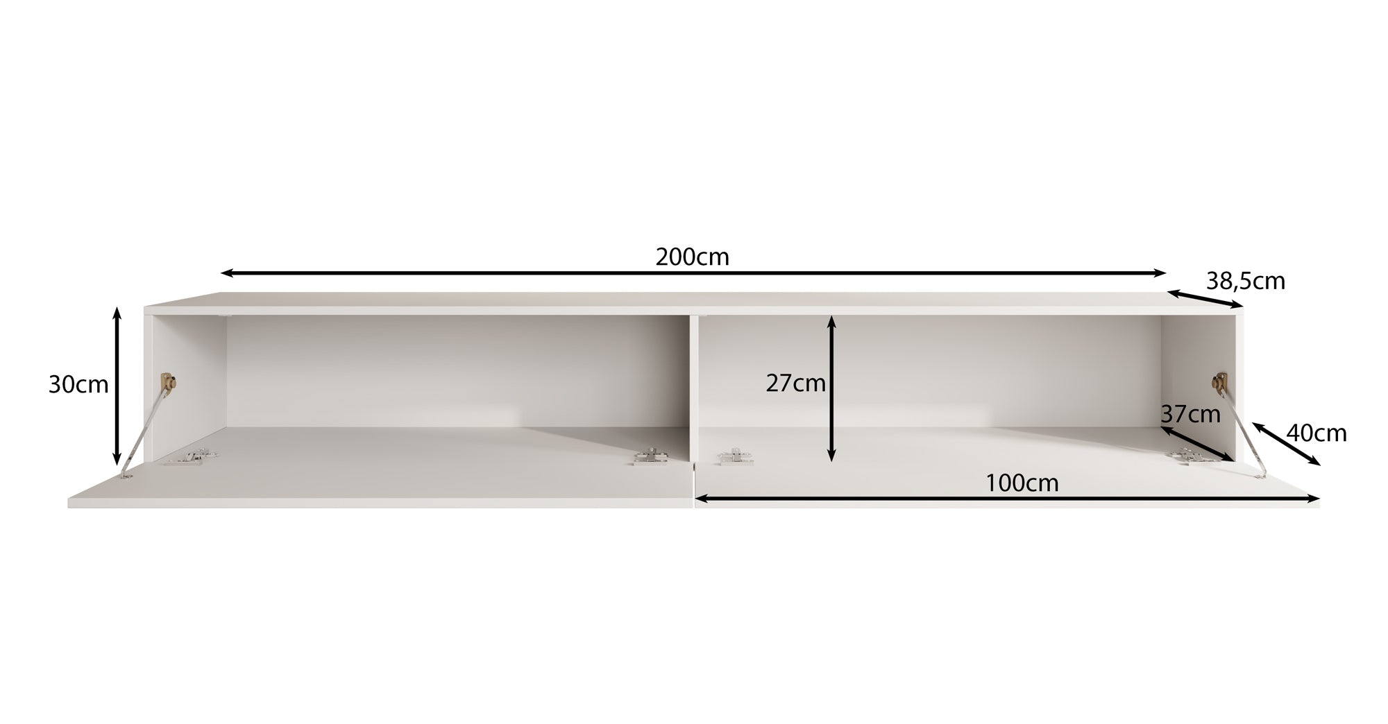 Palm - TV-Meubel - Eiken - 200 cm