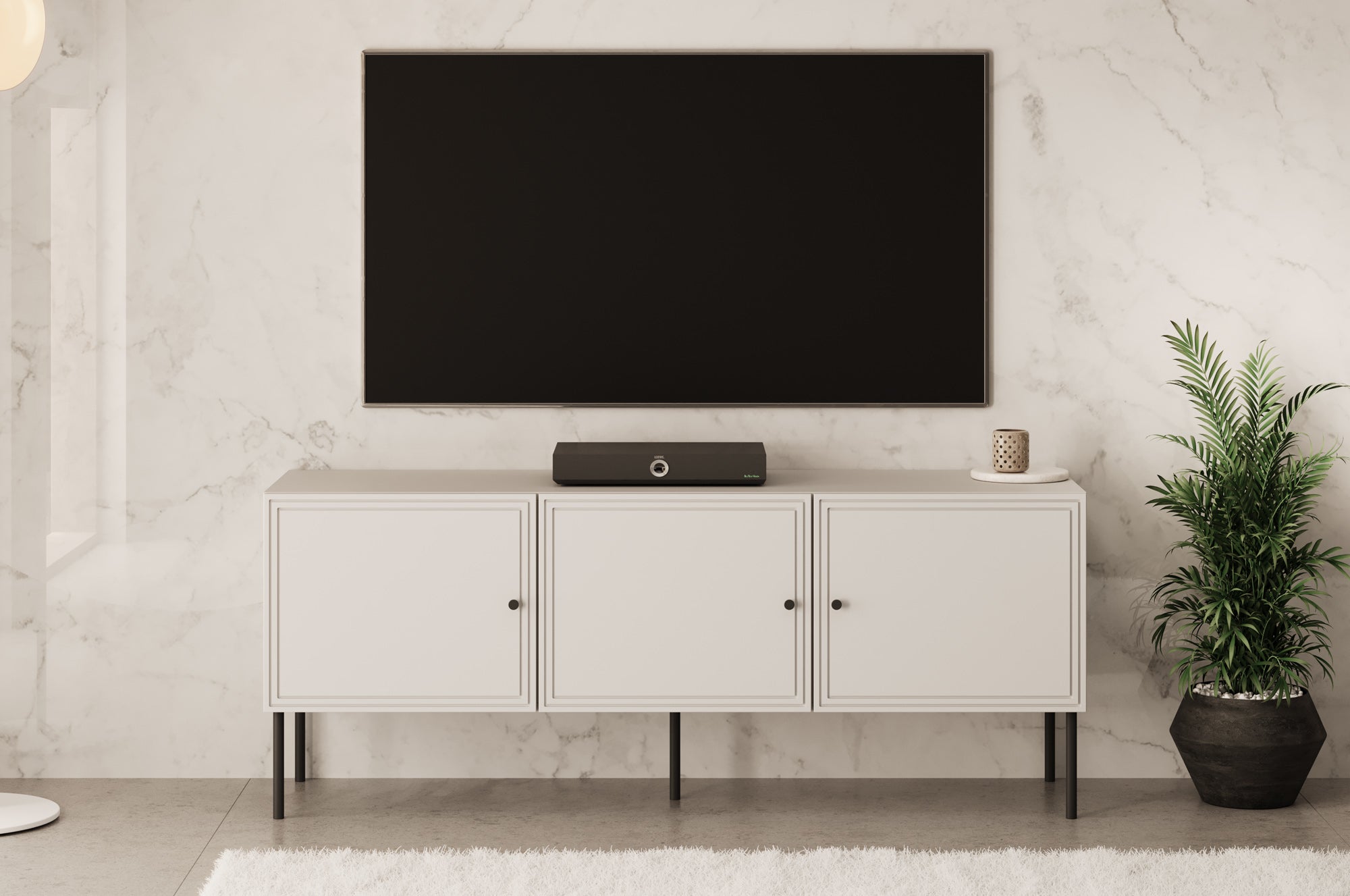 Pierson - TV-Meubel - Wit - 150 cm