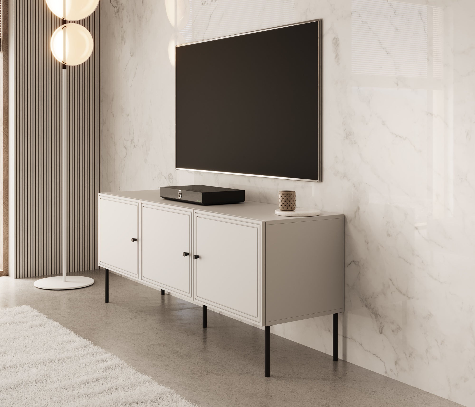 Pierson - TV-Meubel - Wit - 150 cm