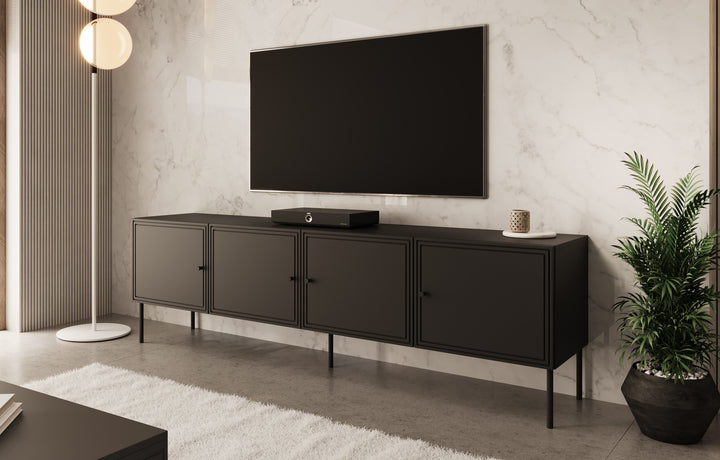 Pierson - TV-Meubel - Zwart - 201 cm