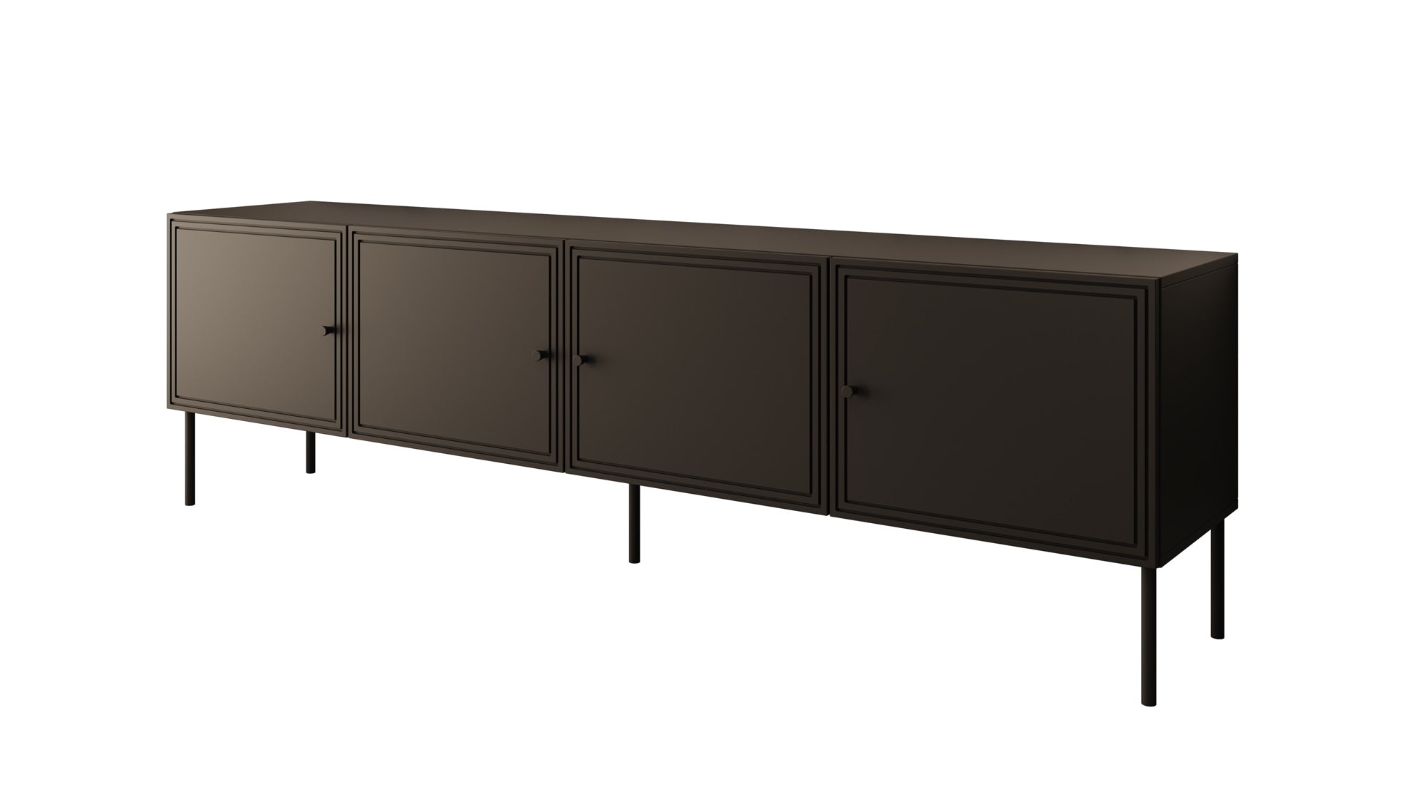 Pierson - TV-Meubel - Zwart - 201 cm