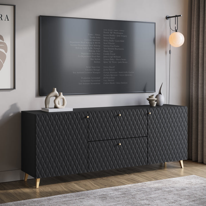 Pulse 2 - TV-Meubel - Zwart
