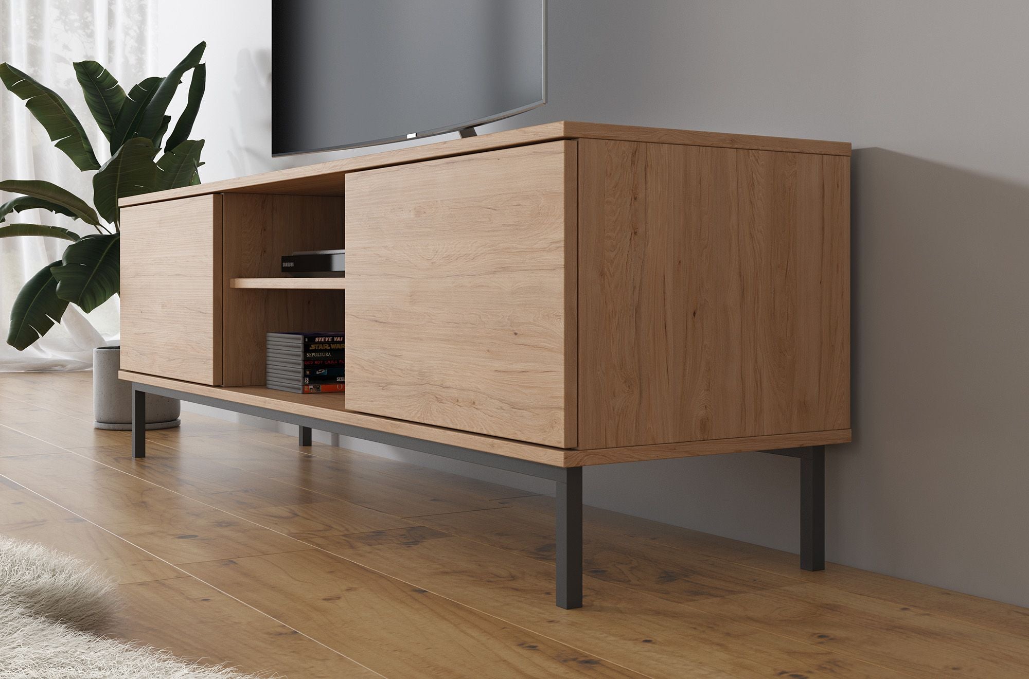 Queen - TV-Meubel - Eiken - 150 cm