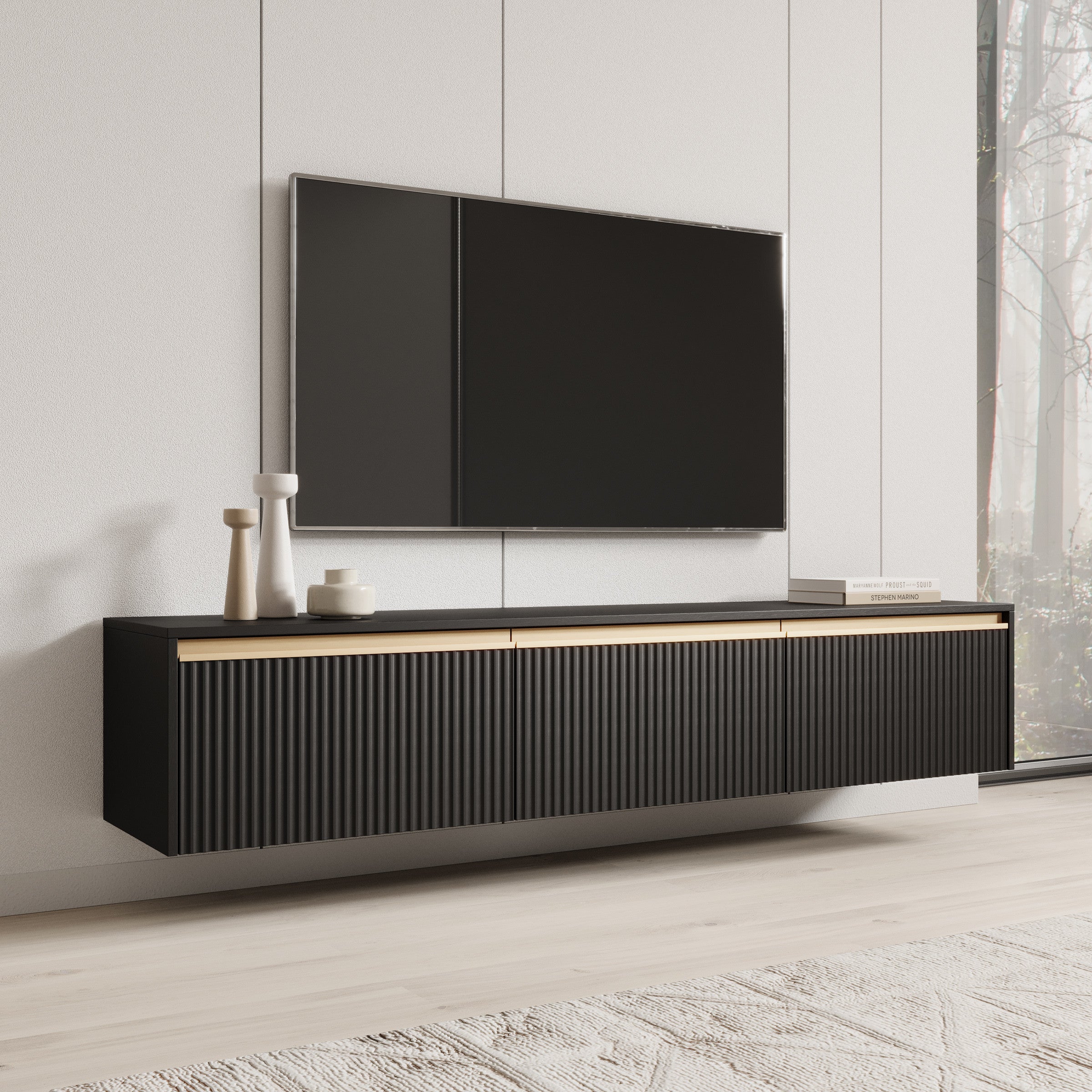 Remy - TV-Meubel - Zwart
