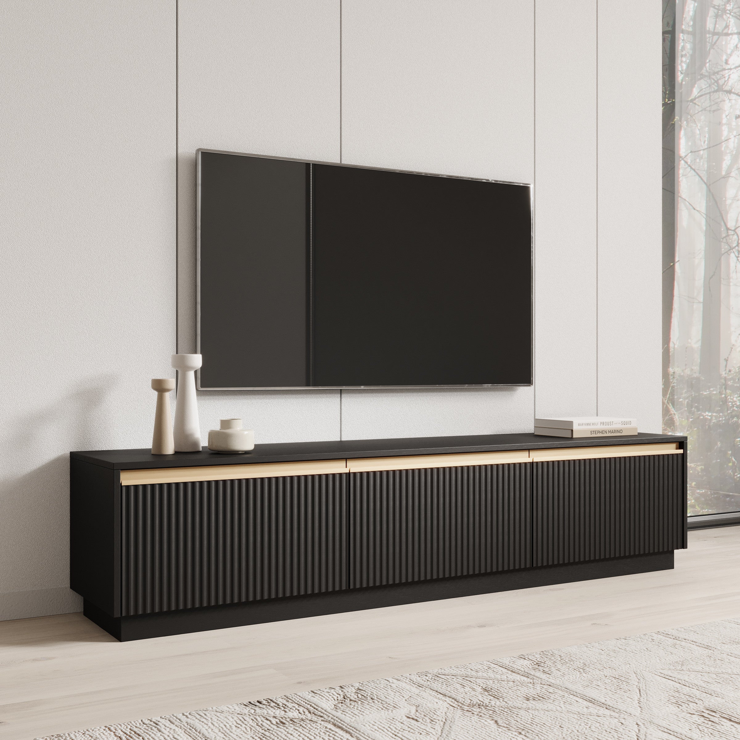 Remy - TV-Meubel - Zwart