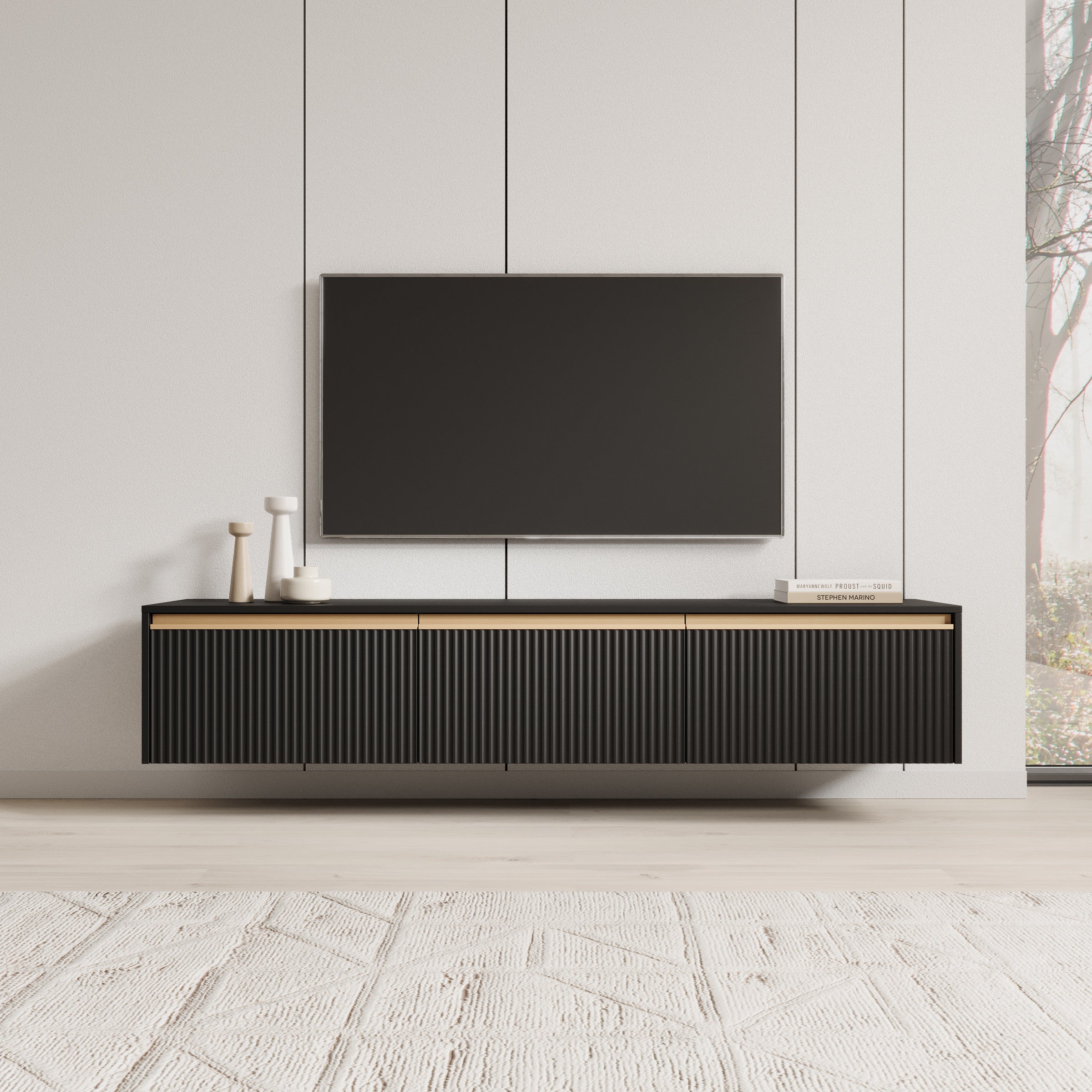 Remy - TV-Meubel - Zwart