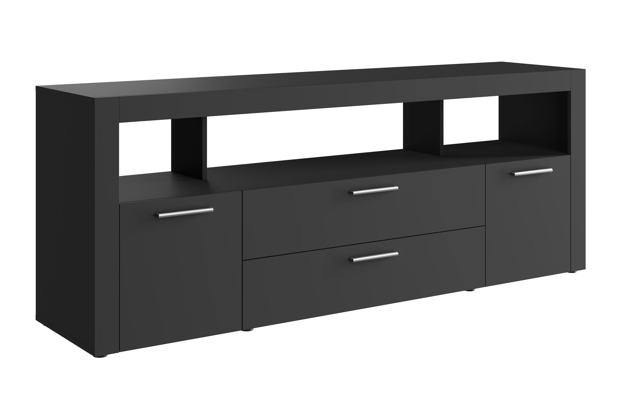 Sharon - TV-Meubel - Zwart  - 181 cm
