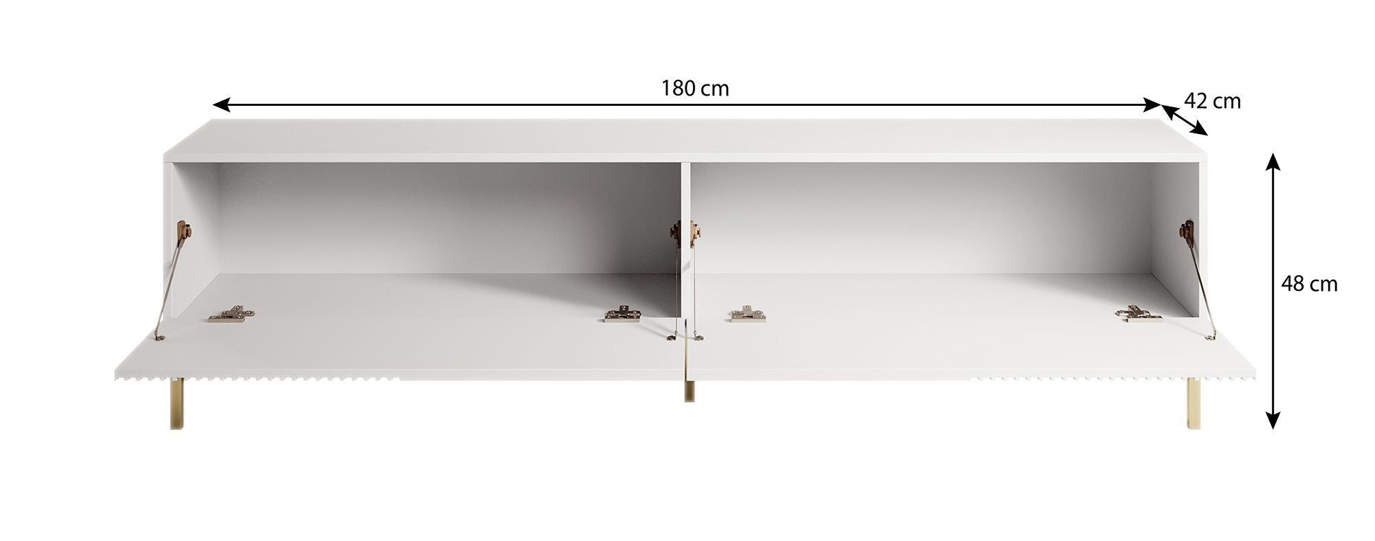 Vermont - TV-Meubel - Wit  - 180 cm